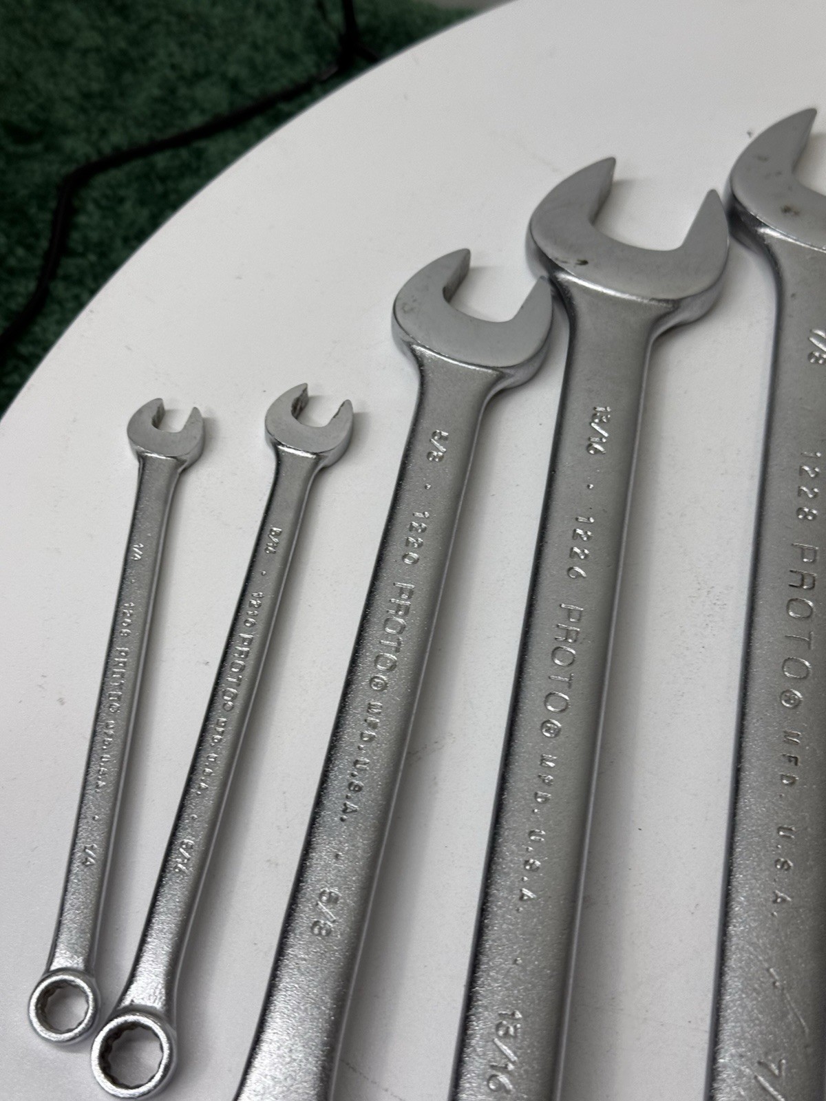 Lot Of 13 PROTO Professional SAE Combination Wrenches MADE IN USA