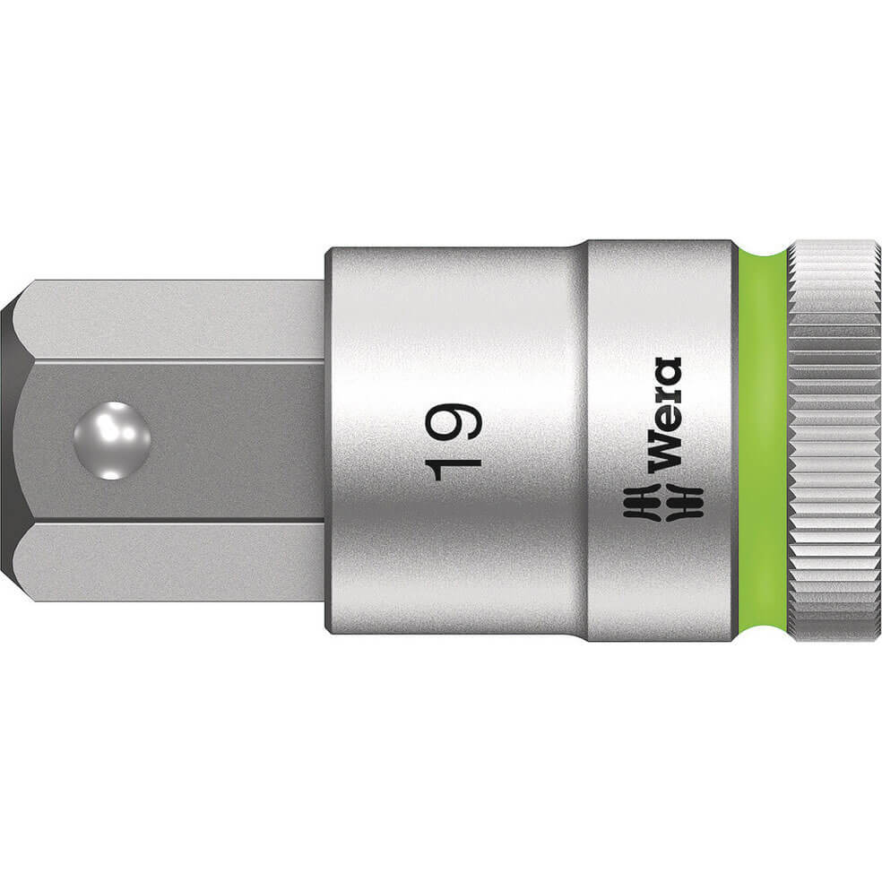 Wera 8740C HF Zyklop 1/2″ Drive Hexagon Socket Bit Metric 19mm