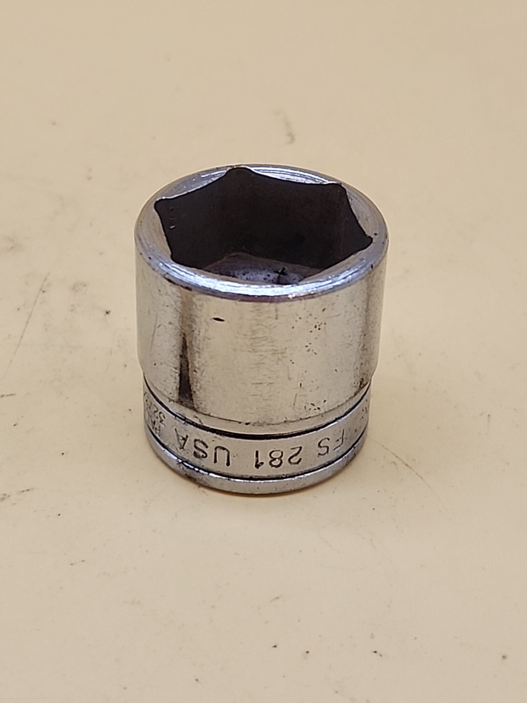 Snap-on Tools FS281 7/8″ SAE Flank Drive Shallow Socket 3/8″ Drive 6 Point USA