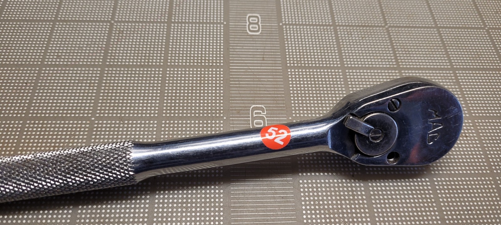 MAC XR8 – 3/8″ Drive Pear Head Ratchet – USA 7.5” Long