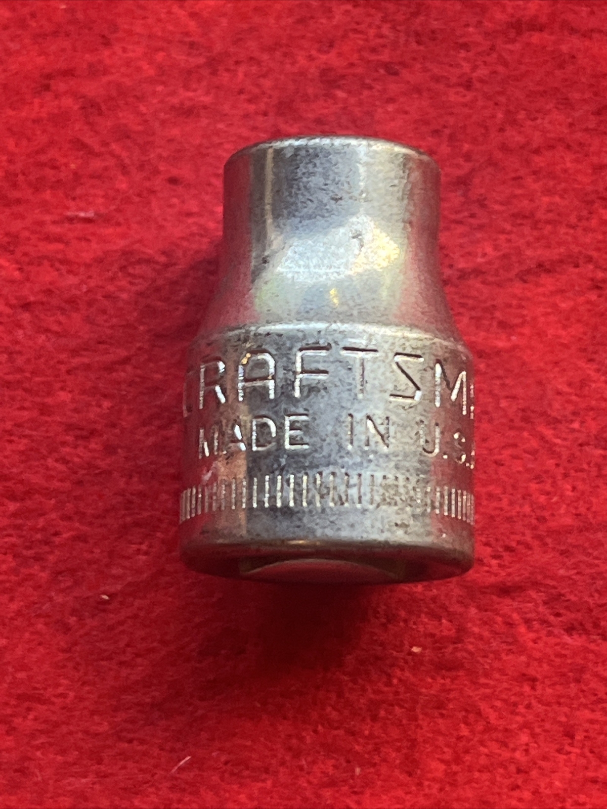 CRAFTSMAN -G1-43541 (reverse) SOCKET 9mm, 3/8” DRIVE, 6 POINT -USA (w15)