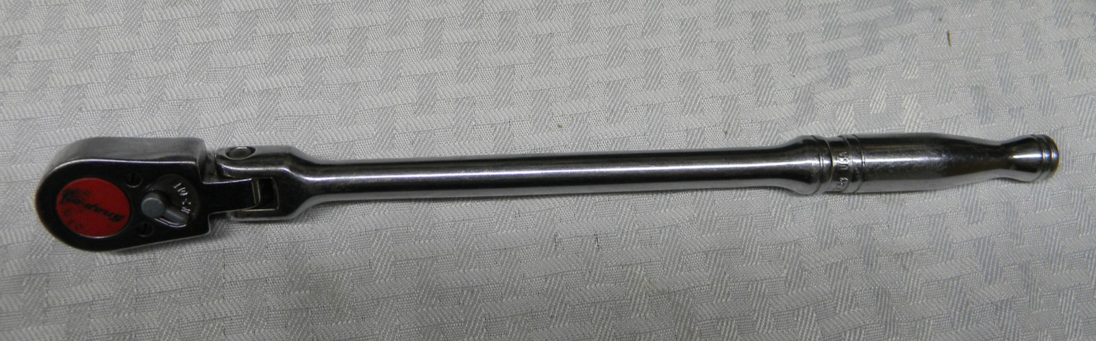 SNAP-ON 3/8″ DRIVE 11″ LONG FLEX HEAD STANDARD HANDLE RATCHET #F731