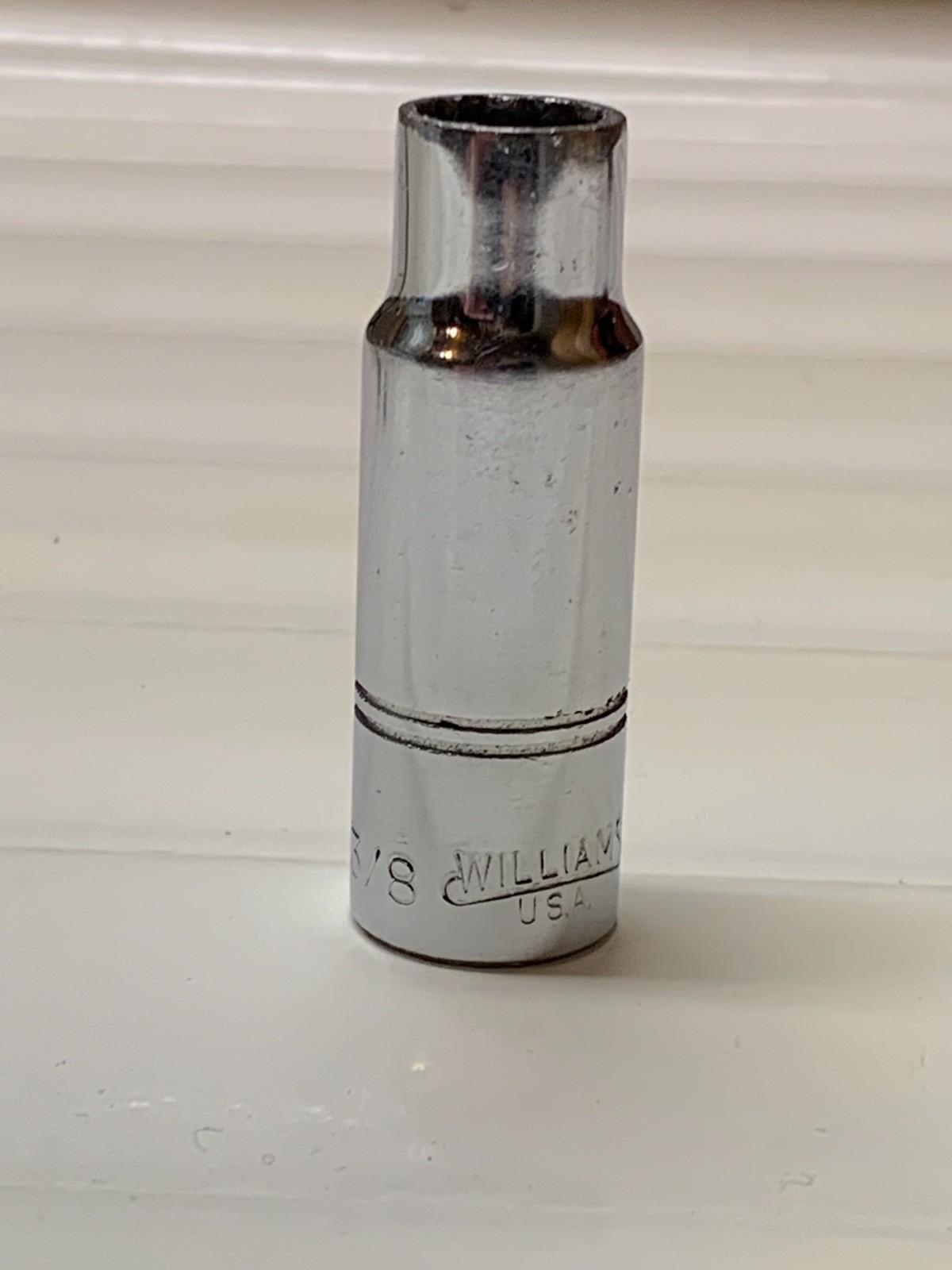 Williams Tools BD-1212 3/8in 3/8″ Drive 12-Point SAE Deep Chrome Socket