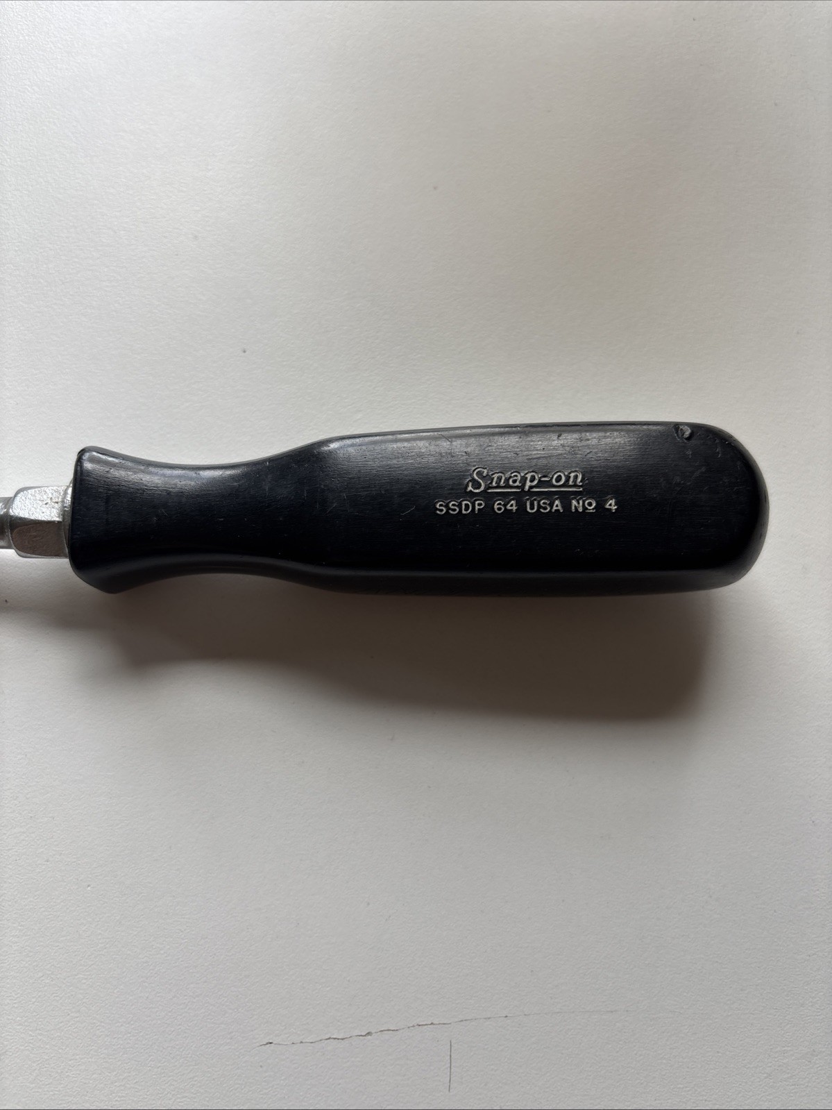Snap-on SSDP64 No. 4 Phillips Head Screwdriver Black Hard Handle 10.5″ 🇺🇸