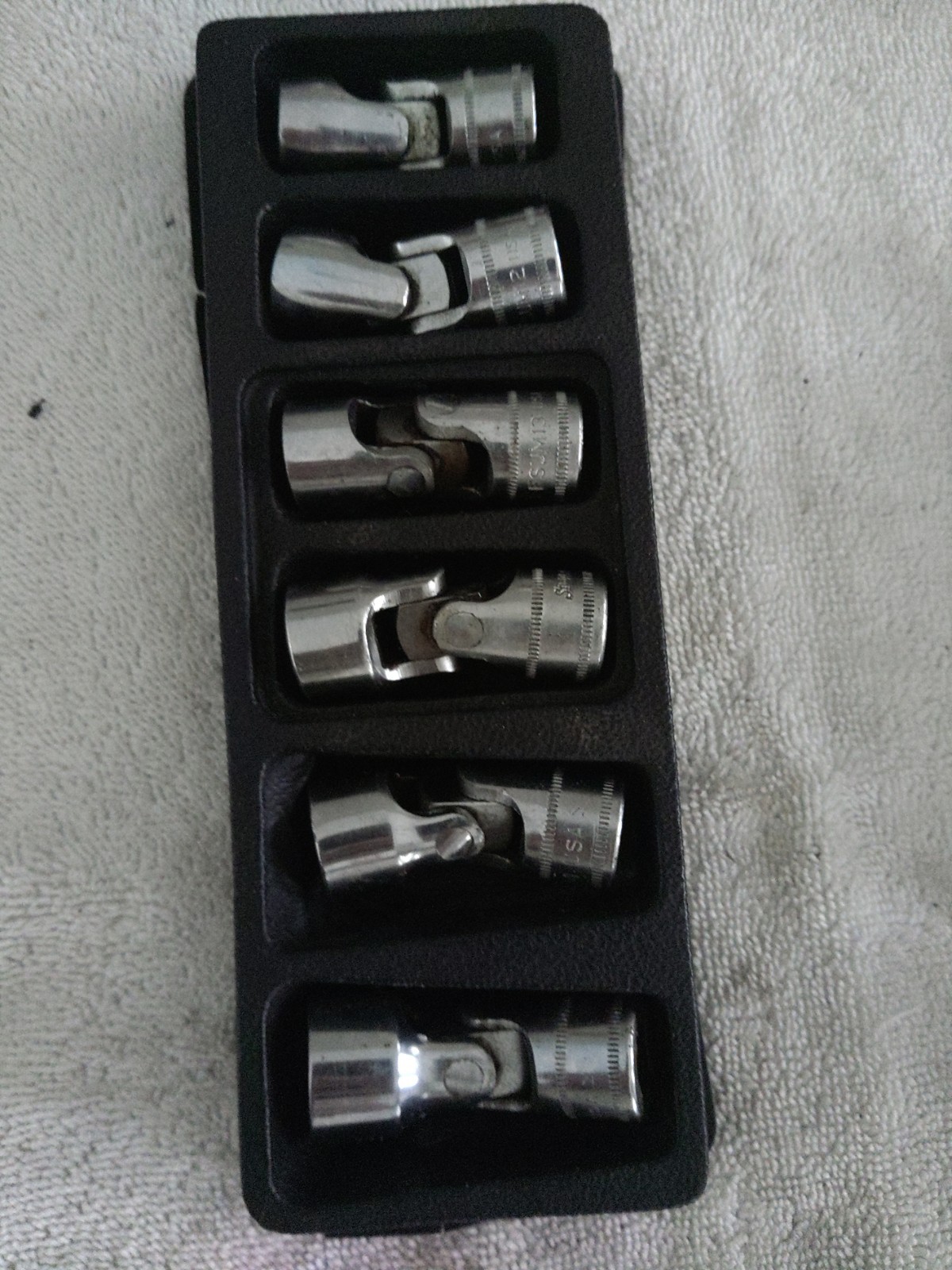 Snap On 3/8 Drive Flex Shallow Socket Set, 10,12,13,14,15,17