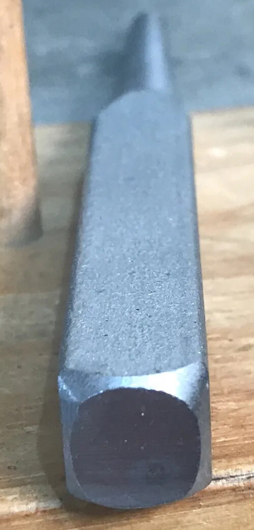 Craftsman Vintage 69 Cents 1/2” Pointed Prick Punch 5 3/4” Made in USA LN 2 Line
