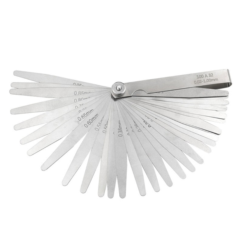 Stainless Steel Feelers Gauges Set Measuring Tool for Engineering Woodworking