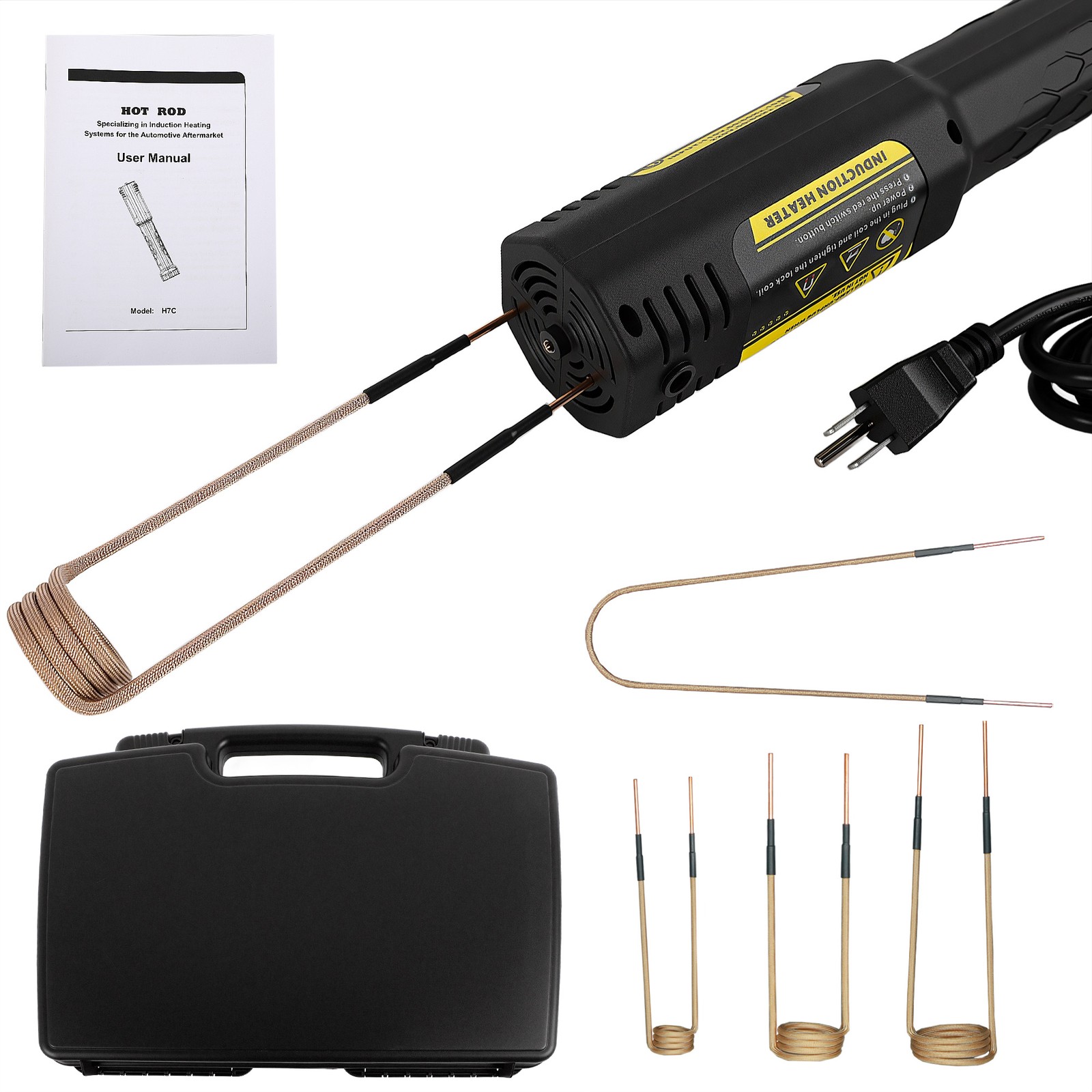 Portable Magnetic Induction Heater Kit 110V 1300W for Automotive No Open Flame