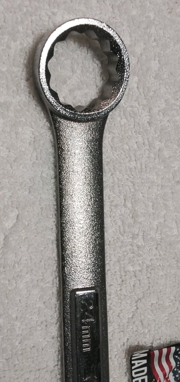 Craftsman Metric MM Combination Wrench, USA 12pt, 24mm – Part # 42923 VA