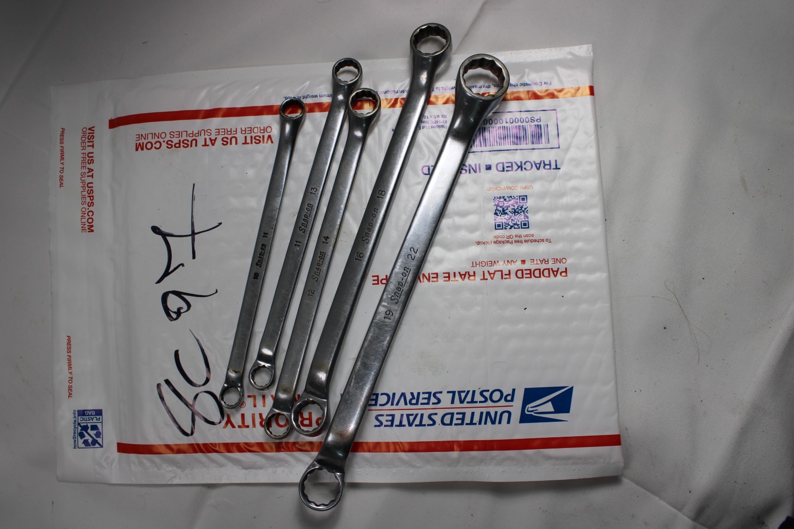 Snap On XBM Metric Double Box End 12 point Wrench Set 5 piece 10mm – 22mm
