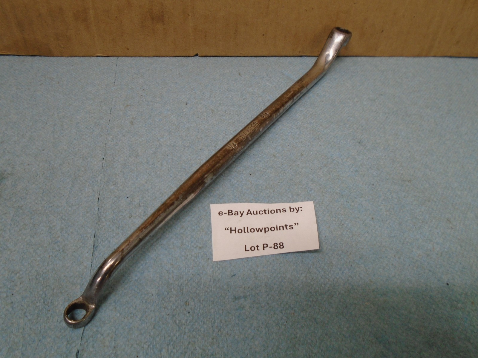 Snap-On vintage B-1458 Brake Bleeder Wrench 1/4″ x 3/8″ Snap On Date 1956 P88