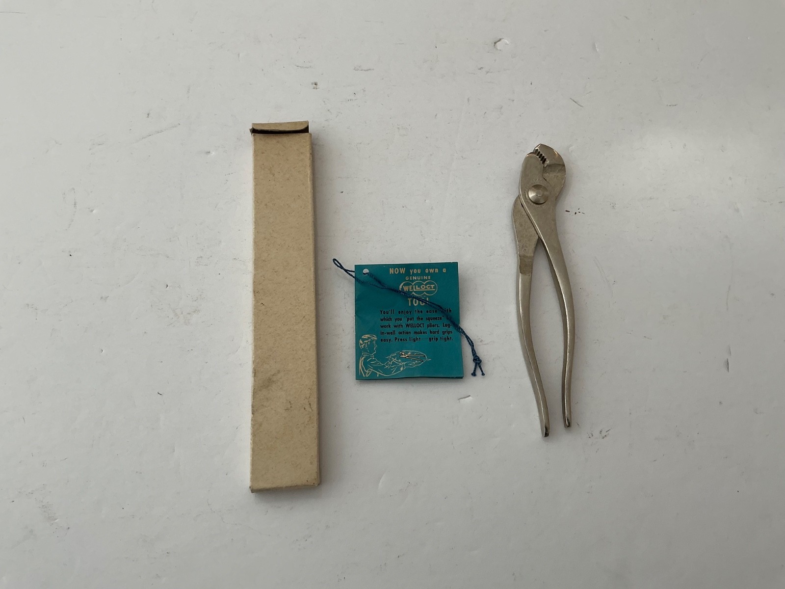 Vintage – NOS Palmer Welloct 7″ Slip Joint Battery Pliers No. 207 🇺🇸
