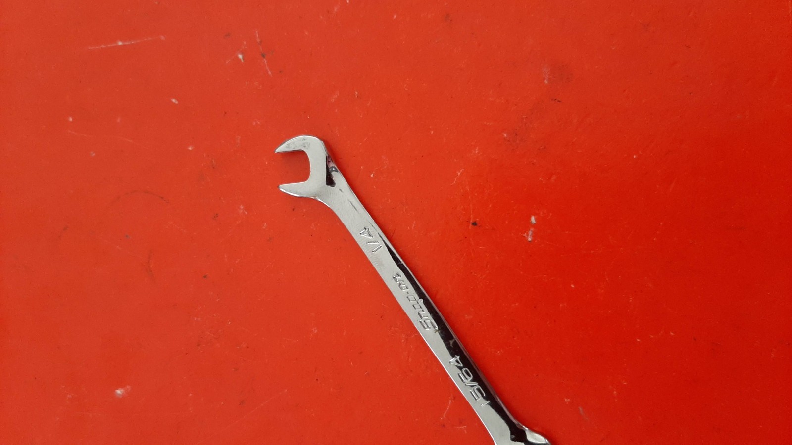 Snap-on Tools 15/64″ X 1/4″ Offset Open Ignition Wrench DS1516A USA ENGRAVED