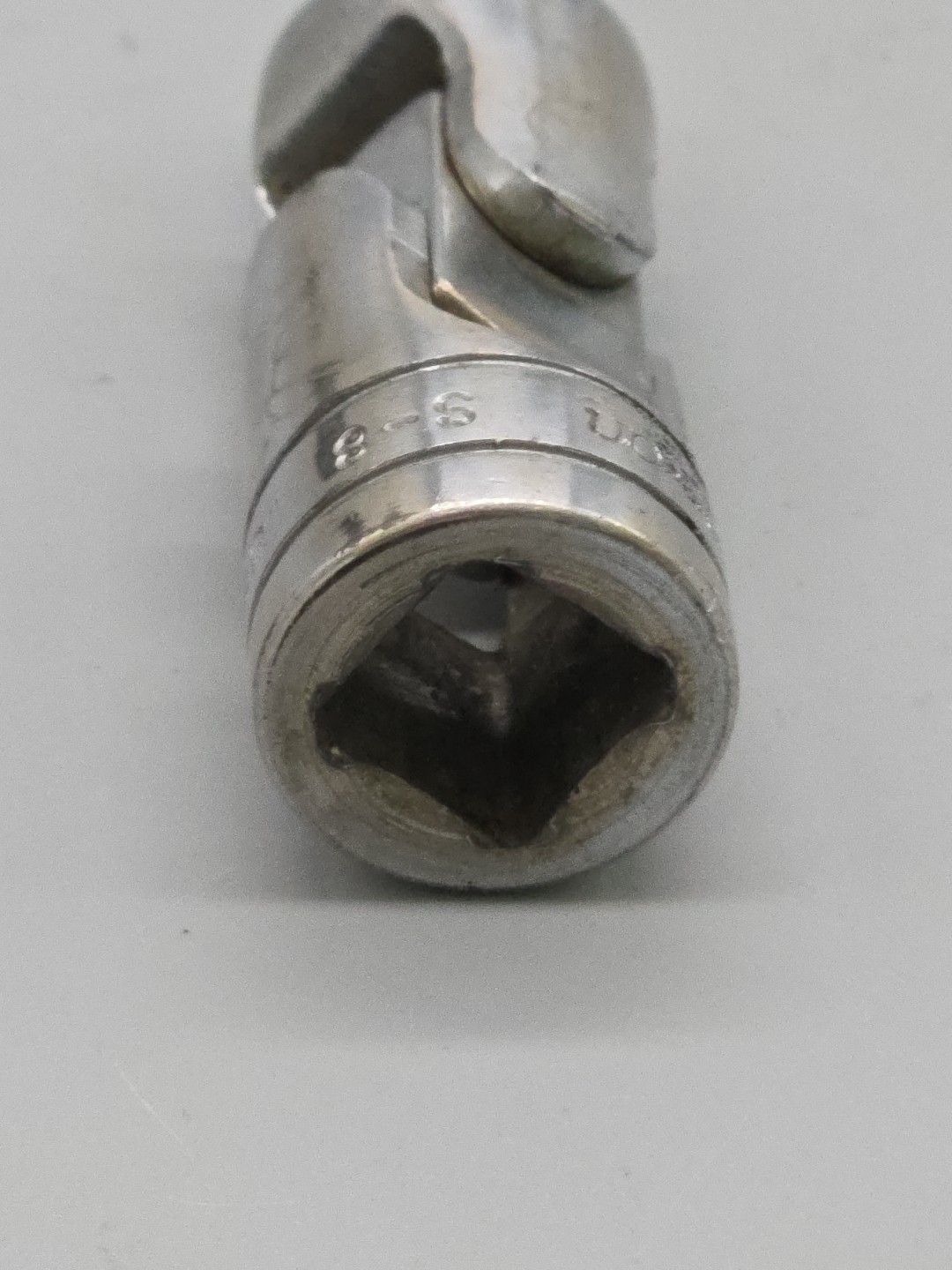 Snap On Tools S-8 1/2 Drive Universal Joint Swivel Wobble Chrome Adaptor
