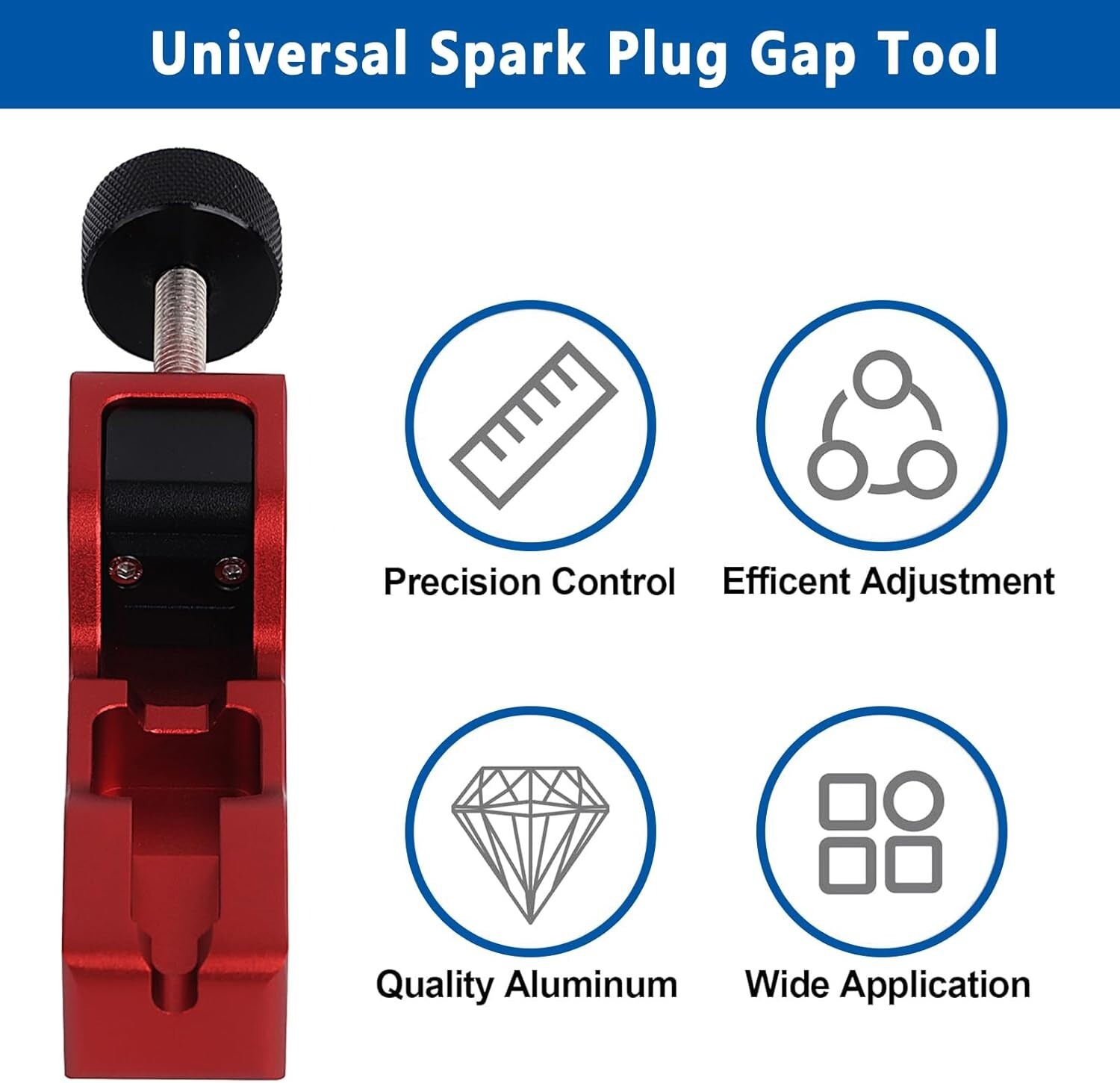 Spark Plug Gap Tool Gauge 10mm/12mm/14mm/16mm Measuring Adjustment Universal