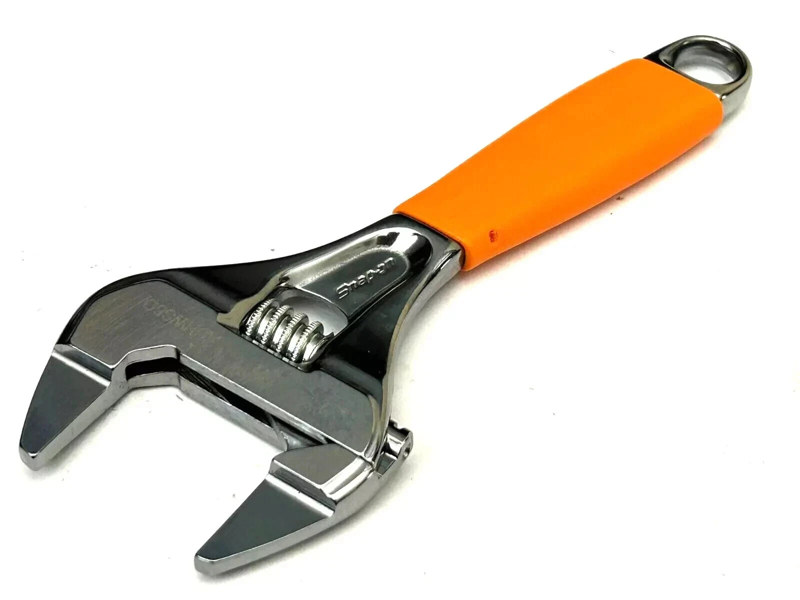 NEW Snap-On Tools Orange 6» SLIM ADJUSTABLE WRENCH Smooth Jaw ADHWS6O Free Ship