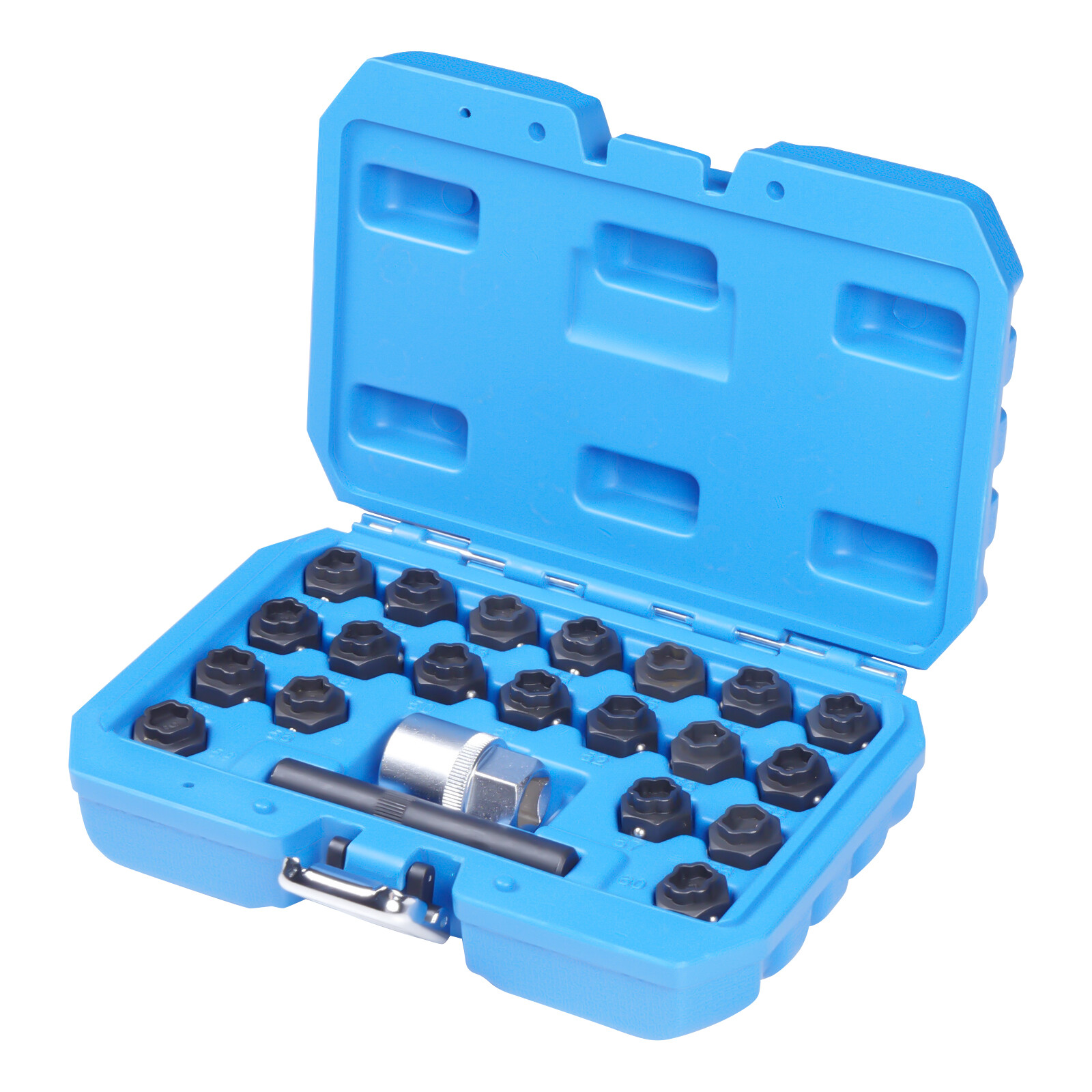 22pcs Wheel Lock Lug Nut Removal Key Socket Set Anti-Theft Screw Kit for BMW USA