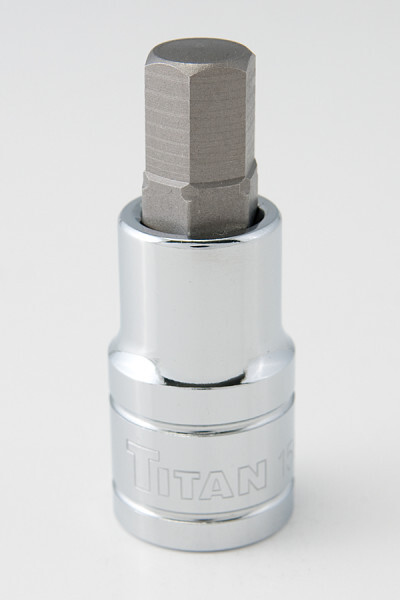Titan 15661 1/2-Inch Drive x 7/16-Inch Hex Bit Socket – 7/16″