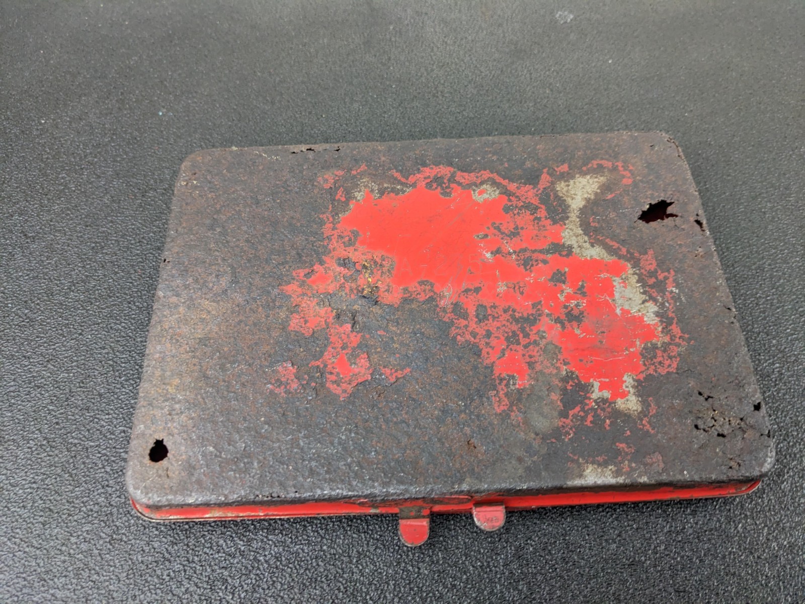 #bp277 Snap On KRA-275 Tool Box Red Metal Case for 1/4″ Drive Socket Set