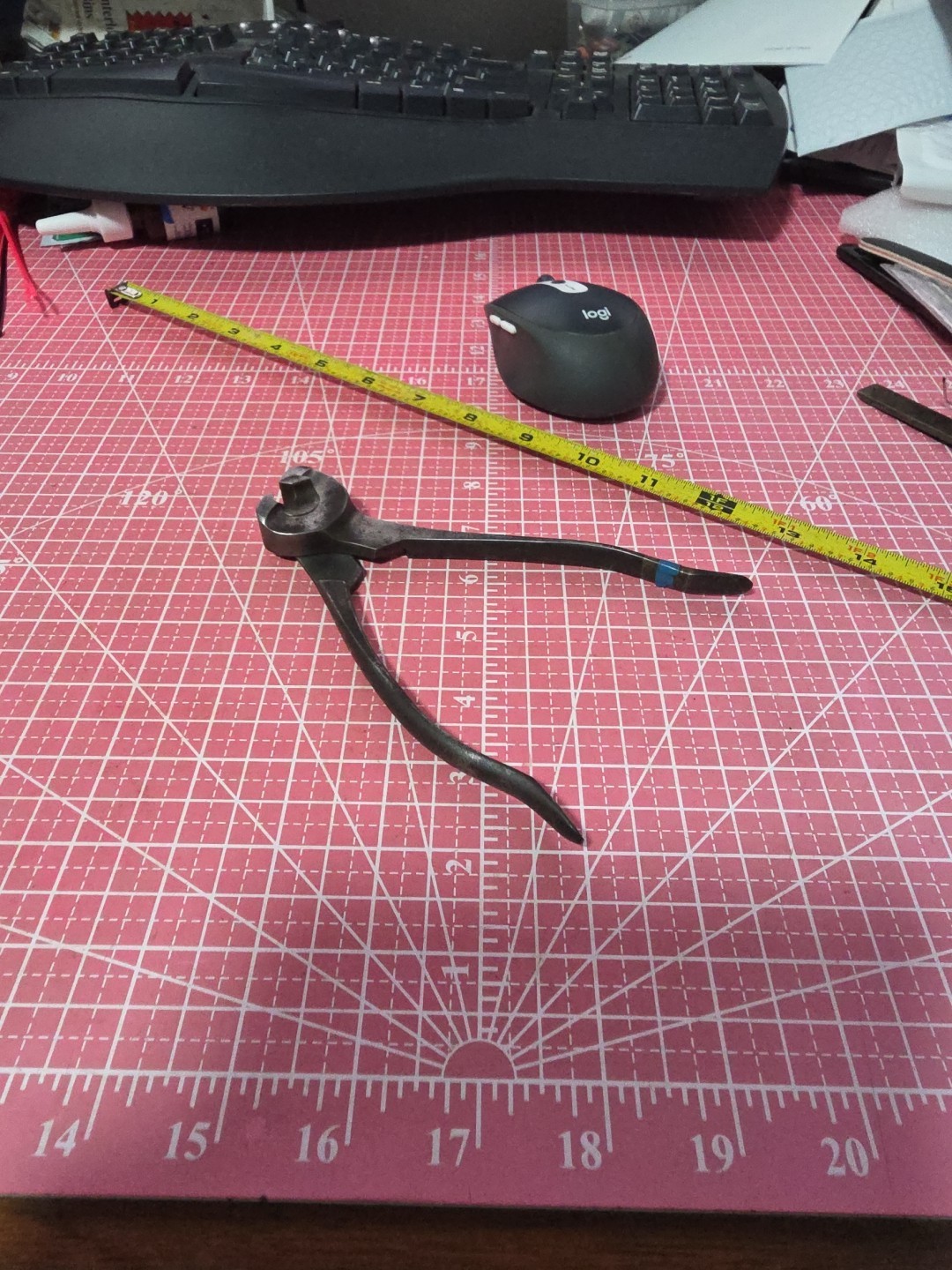 Vintage 1900s Zangen Union Germany Piano Wire Cutters Max 5/64 Size 26 27 24 18