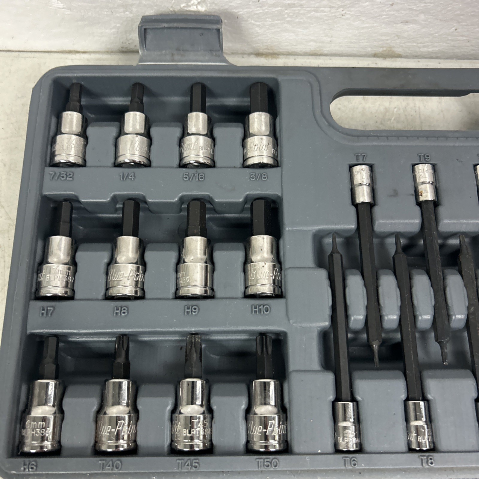 Blue-Point BLPTHC87 87 Pc Torx & Hex Bit Socket Set SAE/Metric Complete