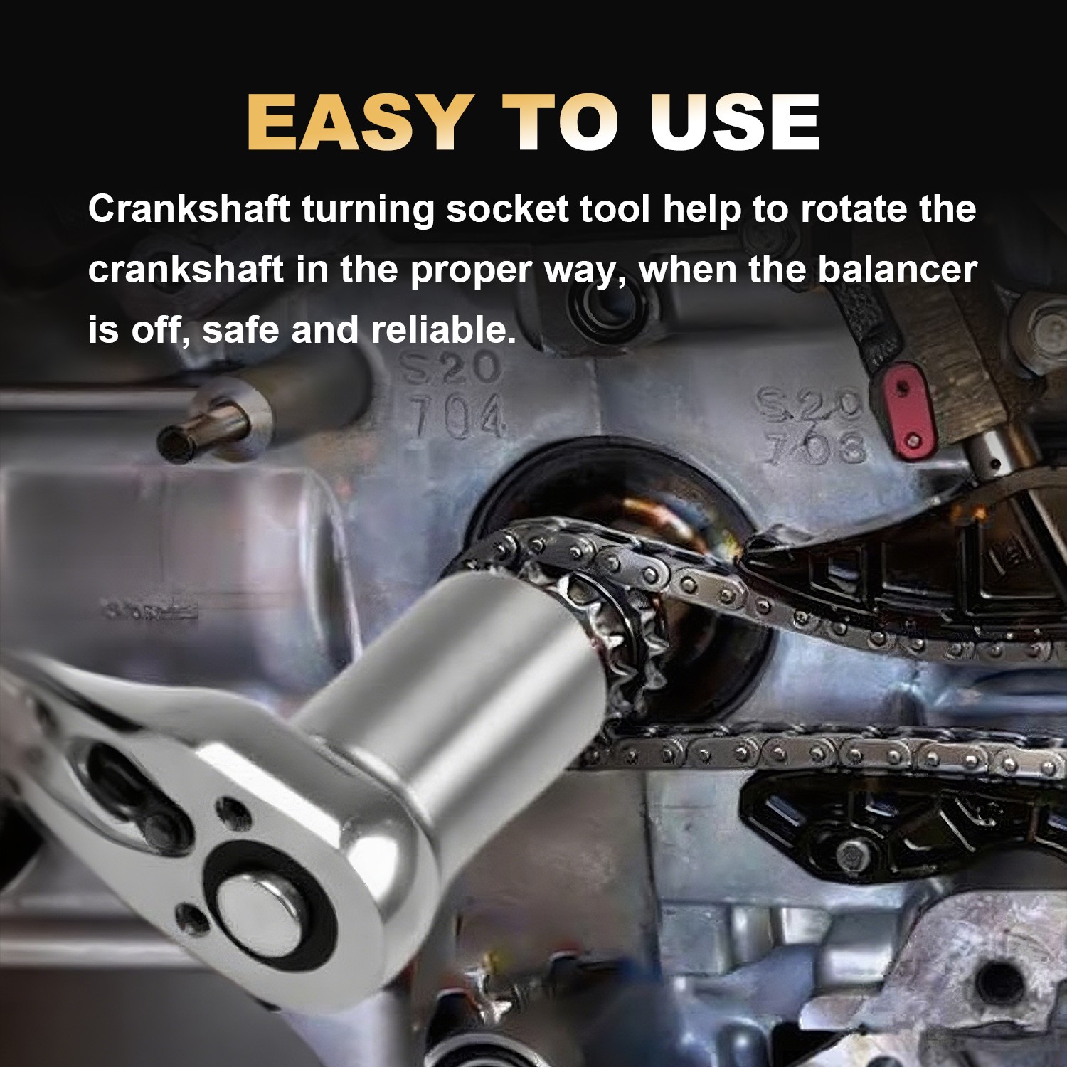 Crankshaft Socket for Subaru 2013-2015 Legacy Outback FB & FA 18252AA000