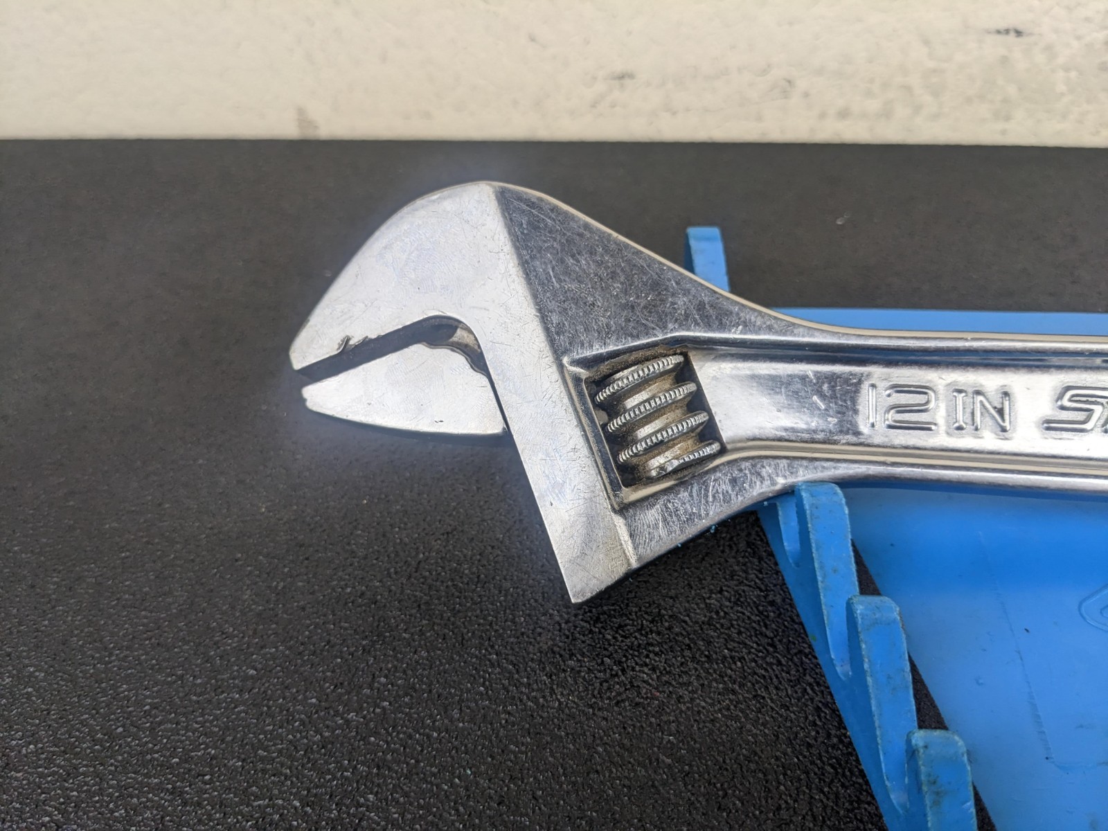 #bp486 Snap On Tools AD12 Adjustable Wrench 12” Or 300 mm Chrome Made In USA