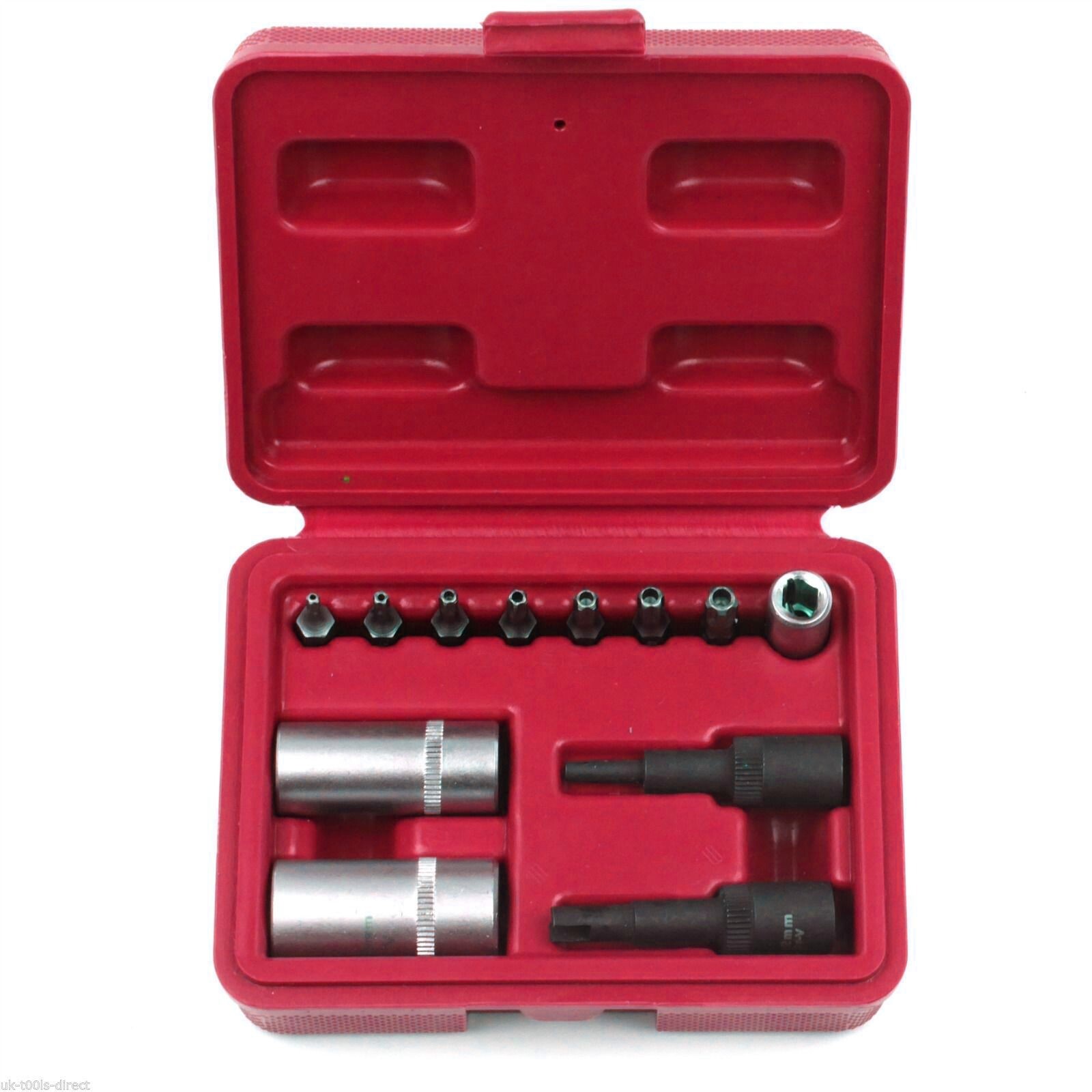 12pc Car/Automotive Air Conditioning Service/Repair Work Tool Kit