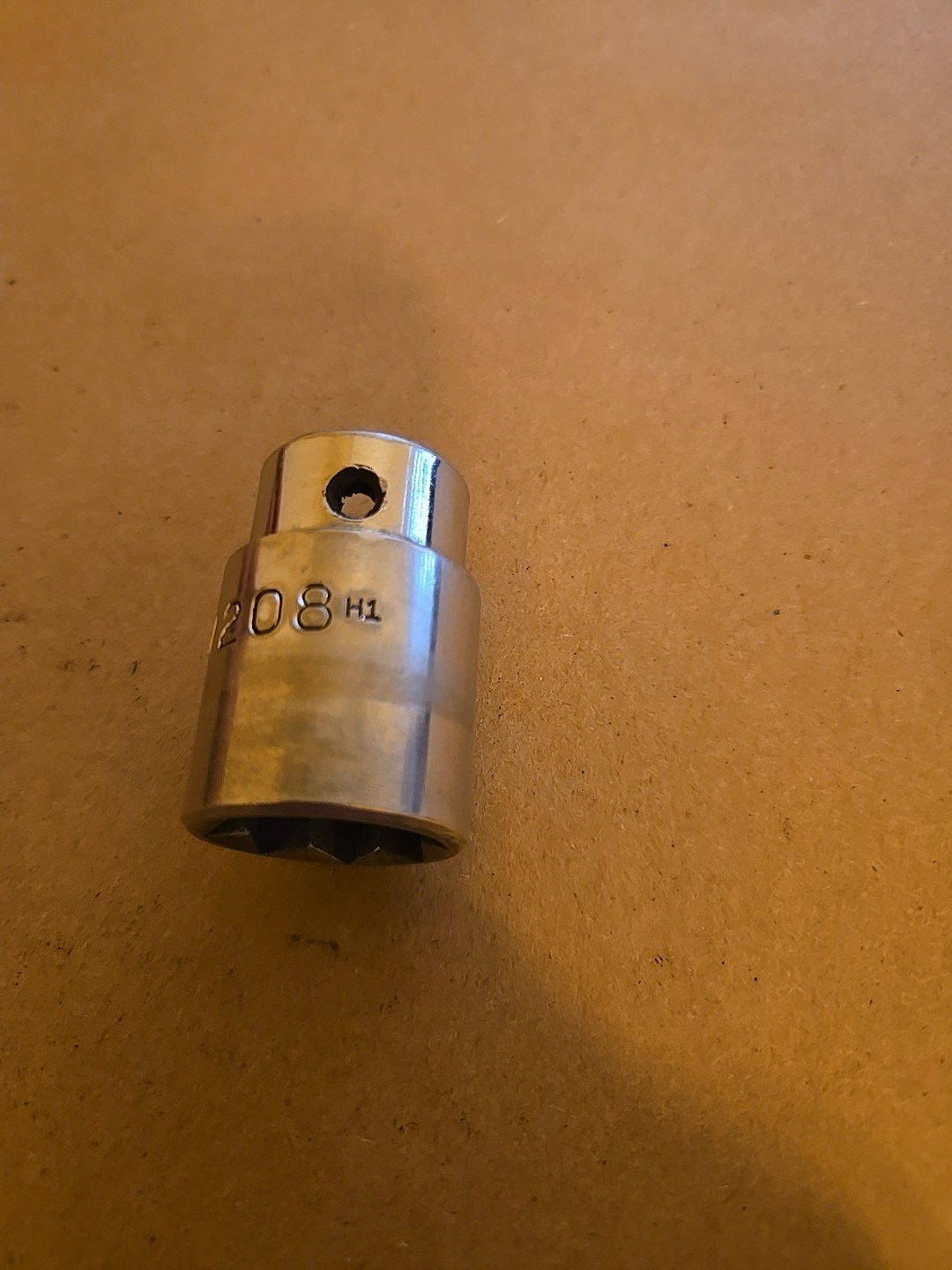 Mac Tools 1/2″ Drive 5/8″ 8PT SAE Chrome Double Square Socket USA V208
