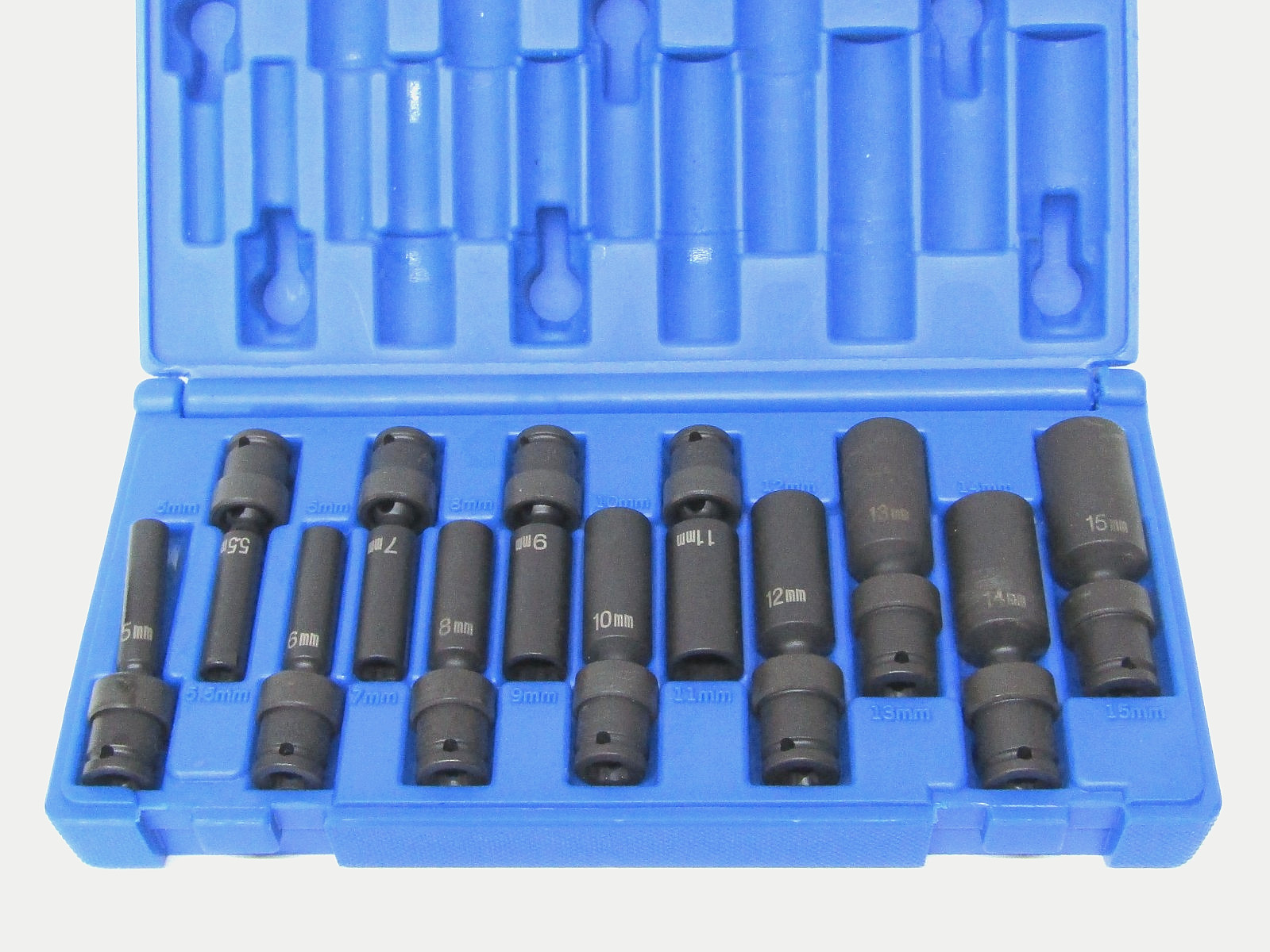 Grey Pneumatic 1/4″ dr Metric Deep Length Surface Drive Universal Set 9712UMD