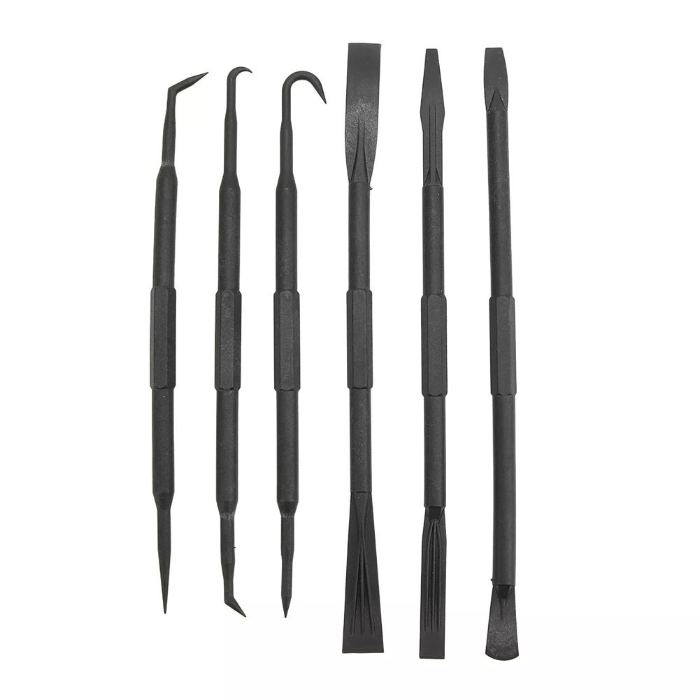 Sturdy 6pcs Prying Tool Set Designed to Reach Tight Spaces Effectively