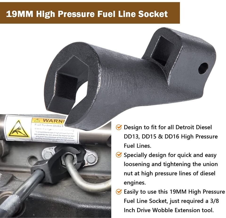 For Detroit Diesel DD15 DD16 Camshaft Timing Tool TDC Locating Pin & Engine Tool