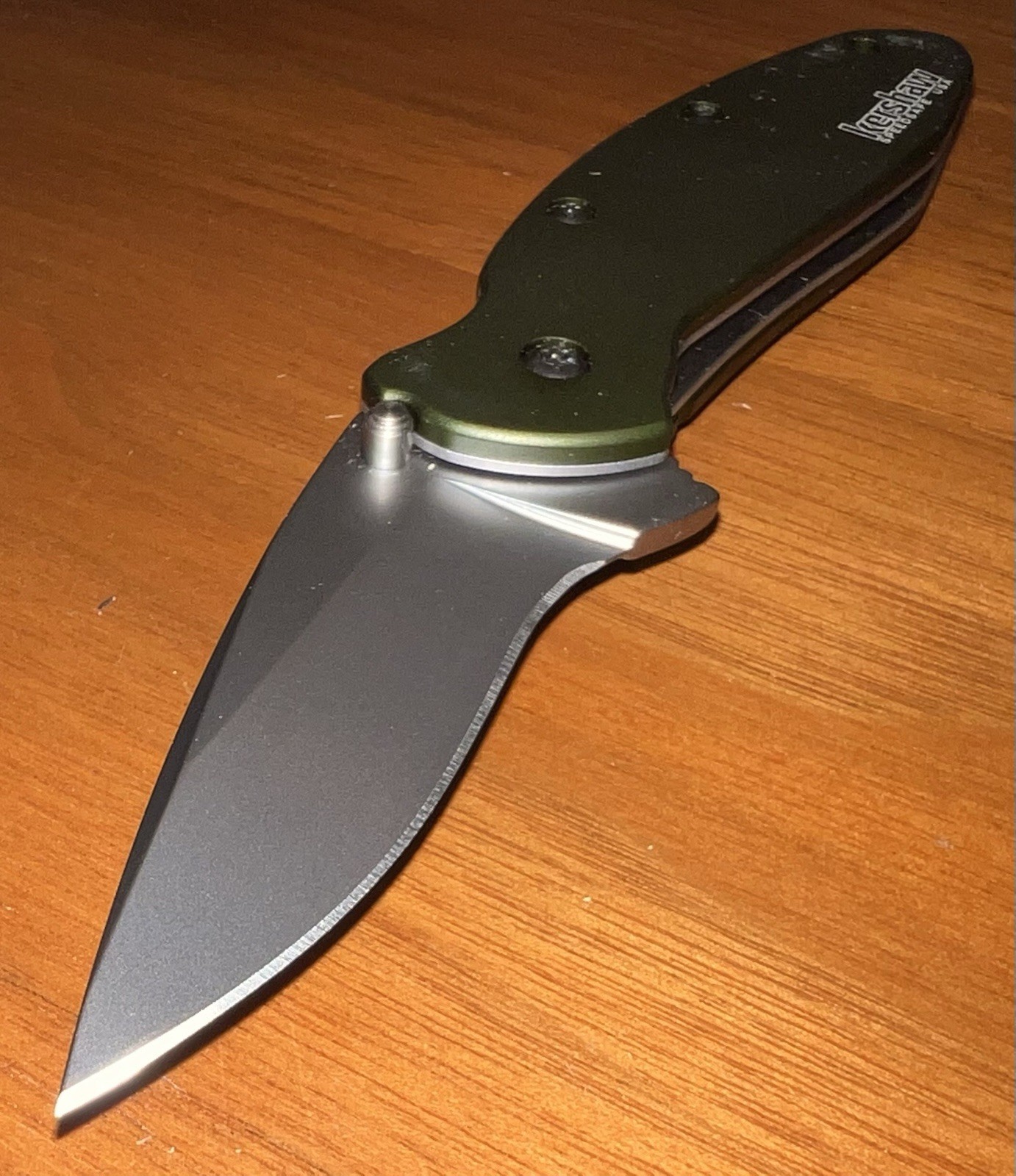 NEW! Kershaw Scallion Olive Drab 2.4” Pocket Knife (1620OL) – Ken Onion Design
