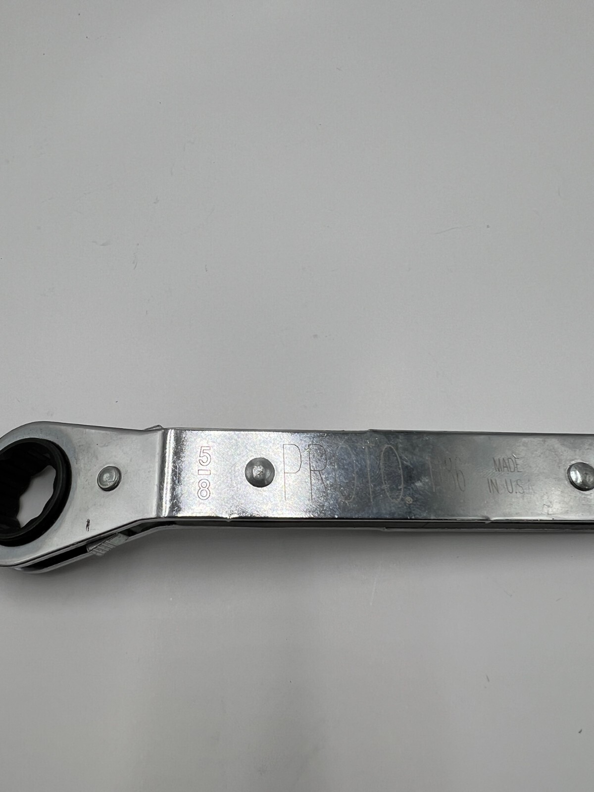 Proto 5/8″ x 3/4″ 12-Point Reversible Ratcheting Double Box End Wrench 1186