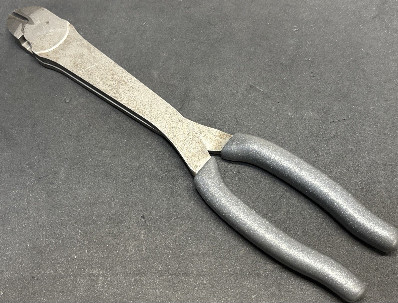 Snap On METALLIC GREY Talon Grip 11” Extra Long Diagonal Side Cutters 312CF