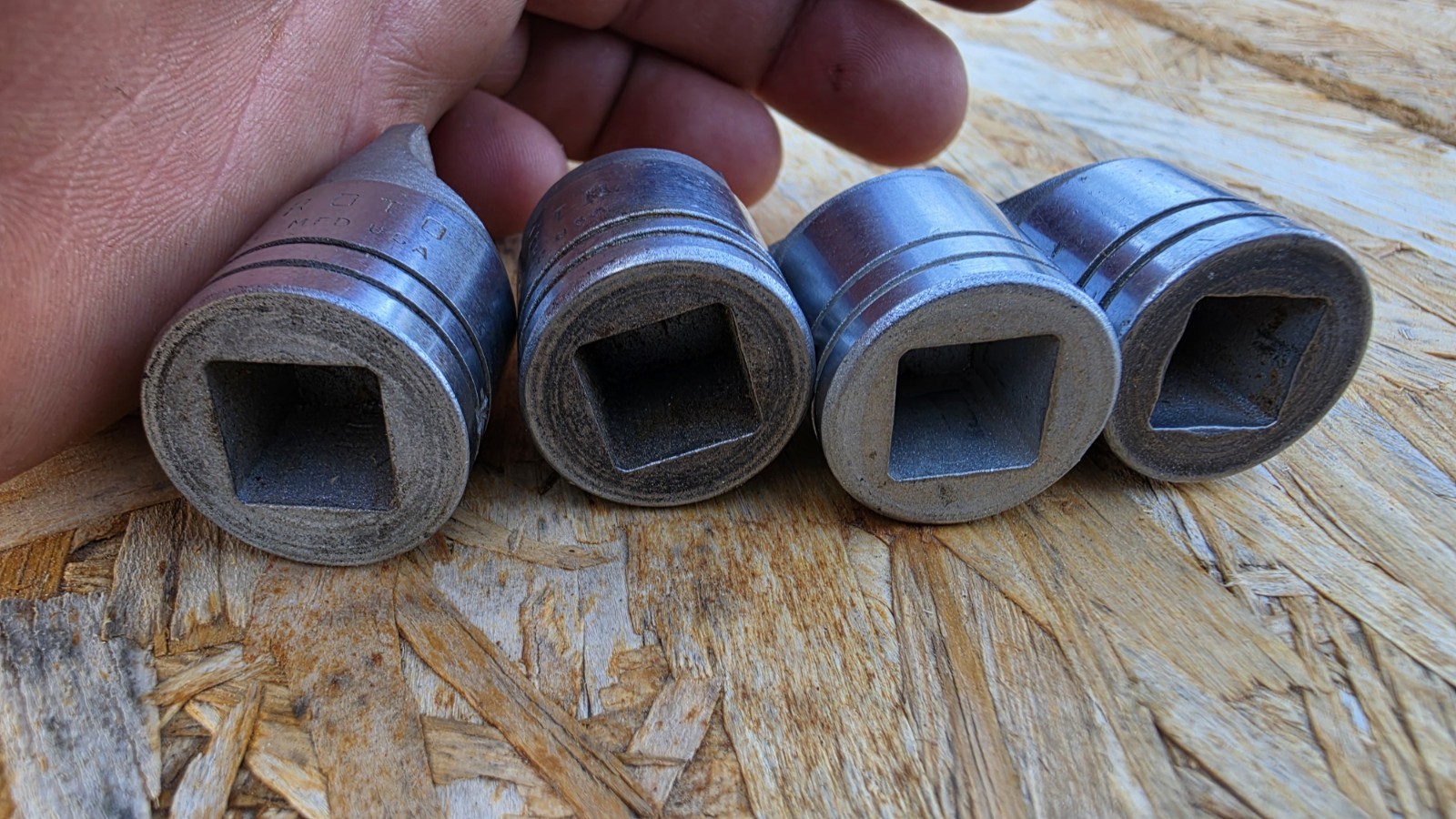 Lot Of 4 VINTAGE PROTO 5446 DRAG LINK SOCKET 15/16″ MFD. U.S.A. 1/2″ DRIVE
