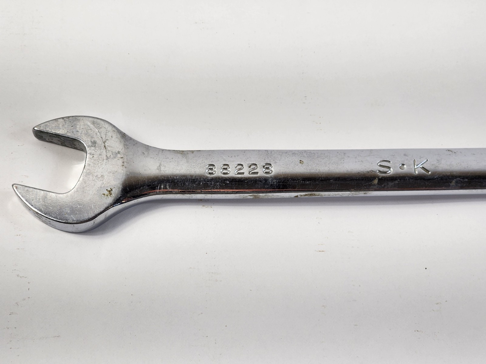 SK Professional Tools 88228 7/8″ 12pt SuperKrome Fractional Combo Wrench USA