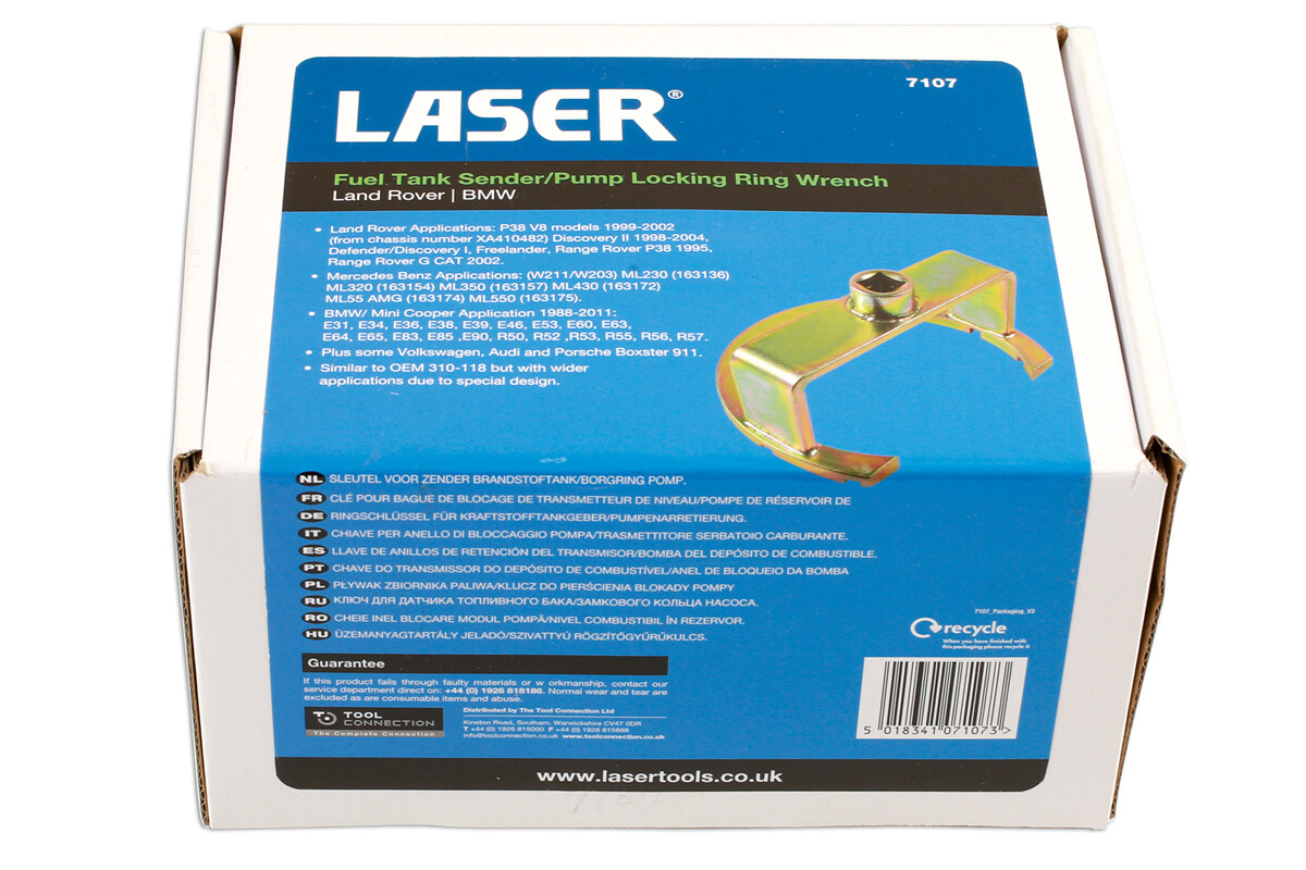 Laser 7107 Fuel Tank Sender/Pump Locking Ring Wrench