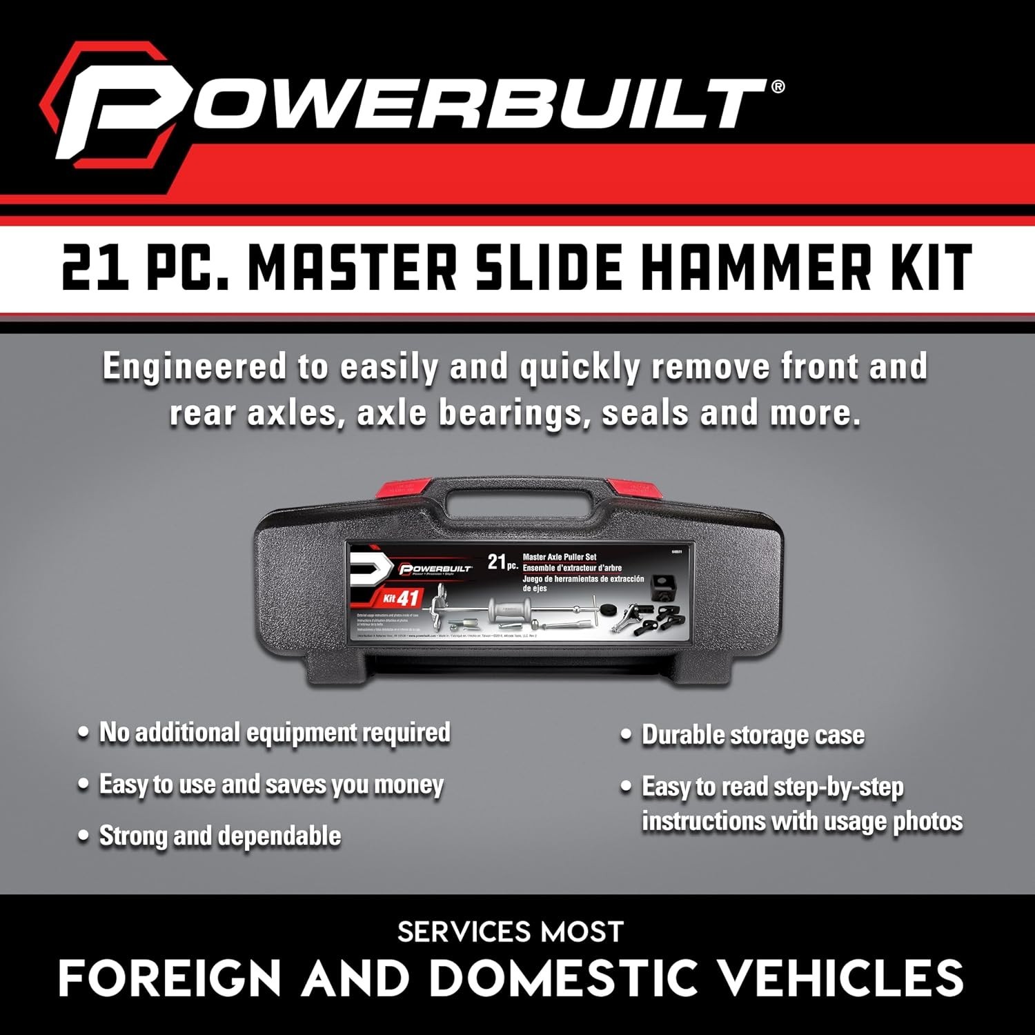 Portable Case & Clear Instructions Included