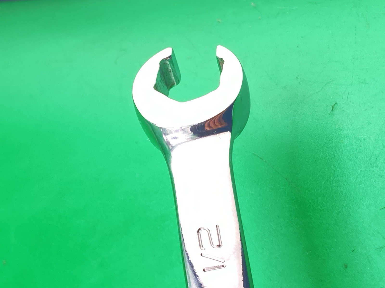 Snap On Tools RXS16B 1/2” 6 Point SAE Open End / Flare Nut Line Wrench (NOS)