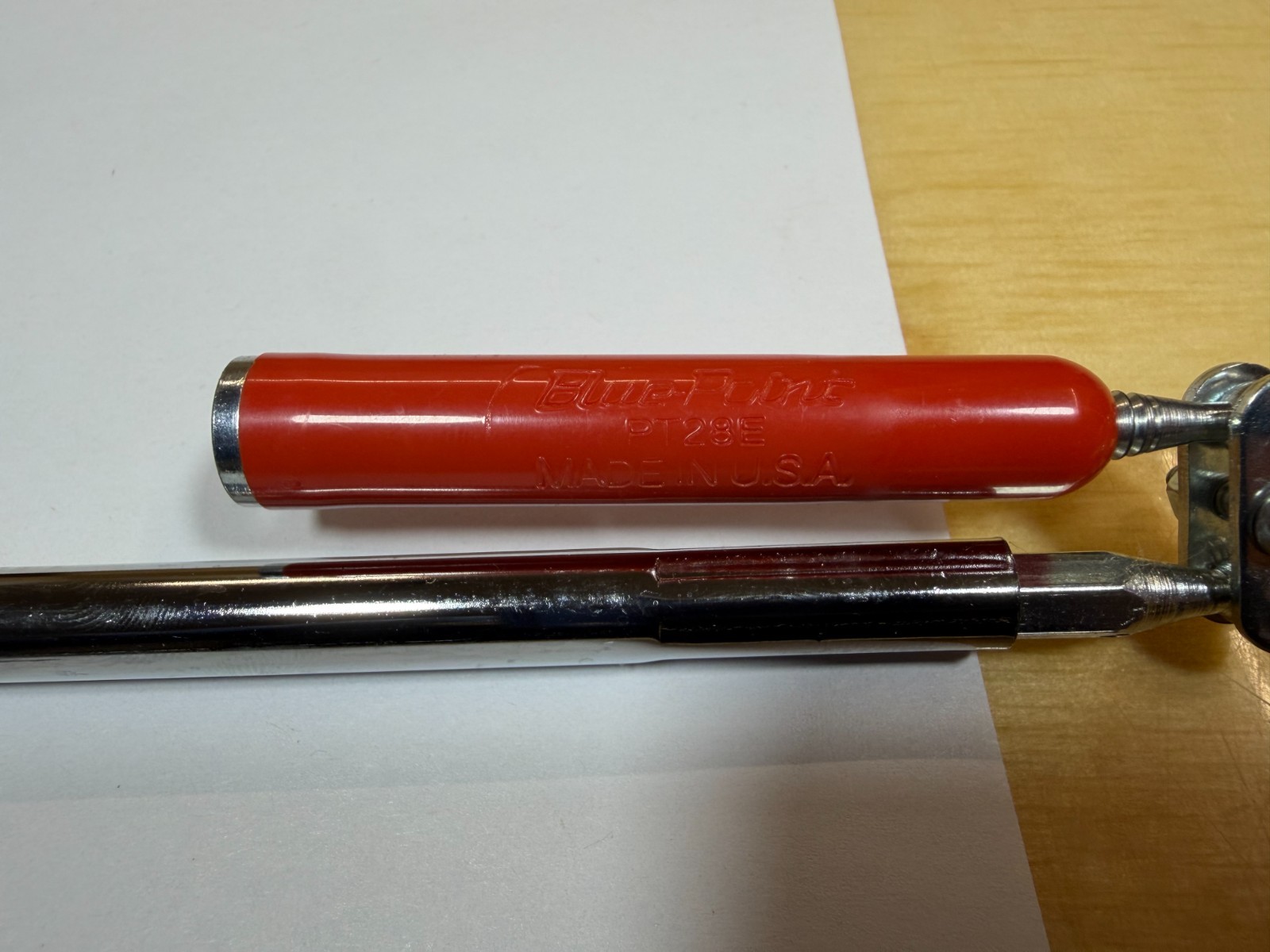 Blue-Point Tools USA NEW RED Extending Magnetic Pickup Tool PT28E