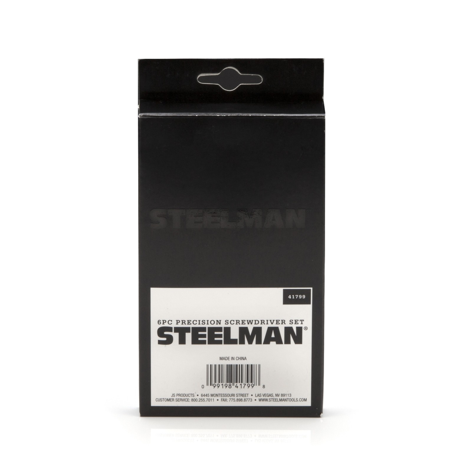 Steelman 6 Pc Steel Shaft Precision Phillips and Slotted Screwdriver Set 41799