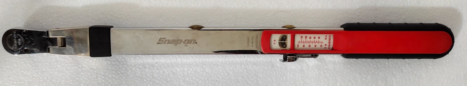Snap-On TQFR100G Torque Wrench 20-100 ft lb