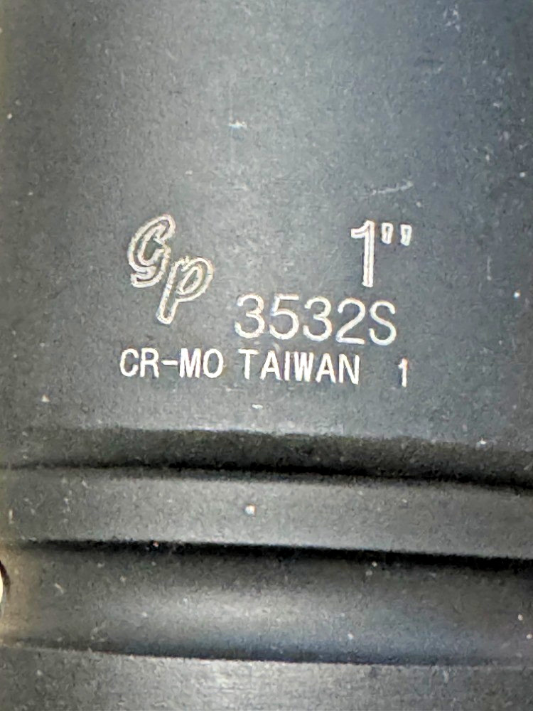 Grey Pneumatic 3532S 3/4″ Drive 1″ 8-PT 4 PT Standard Impact Socket Warranty