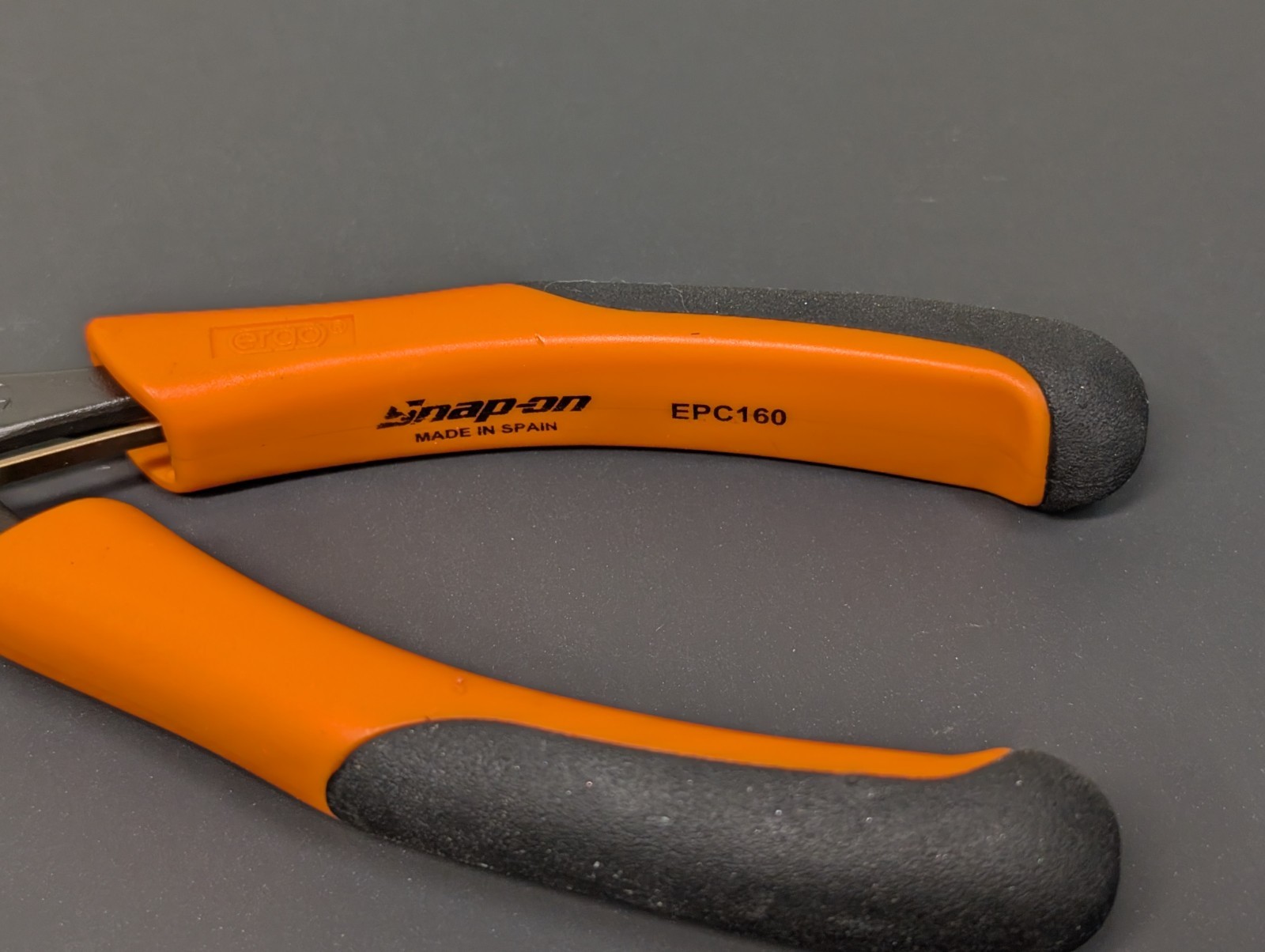 Snap On Tools Diagonal Precision Plastic And Cable Flush Cutters EPC160 Orange