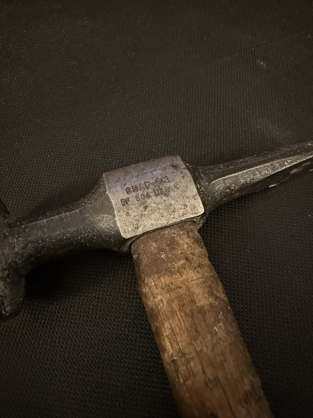 Vintage Snap On BF 604 USA Auto Body Hammer Cross Peen
