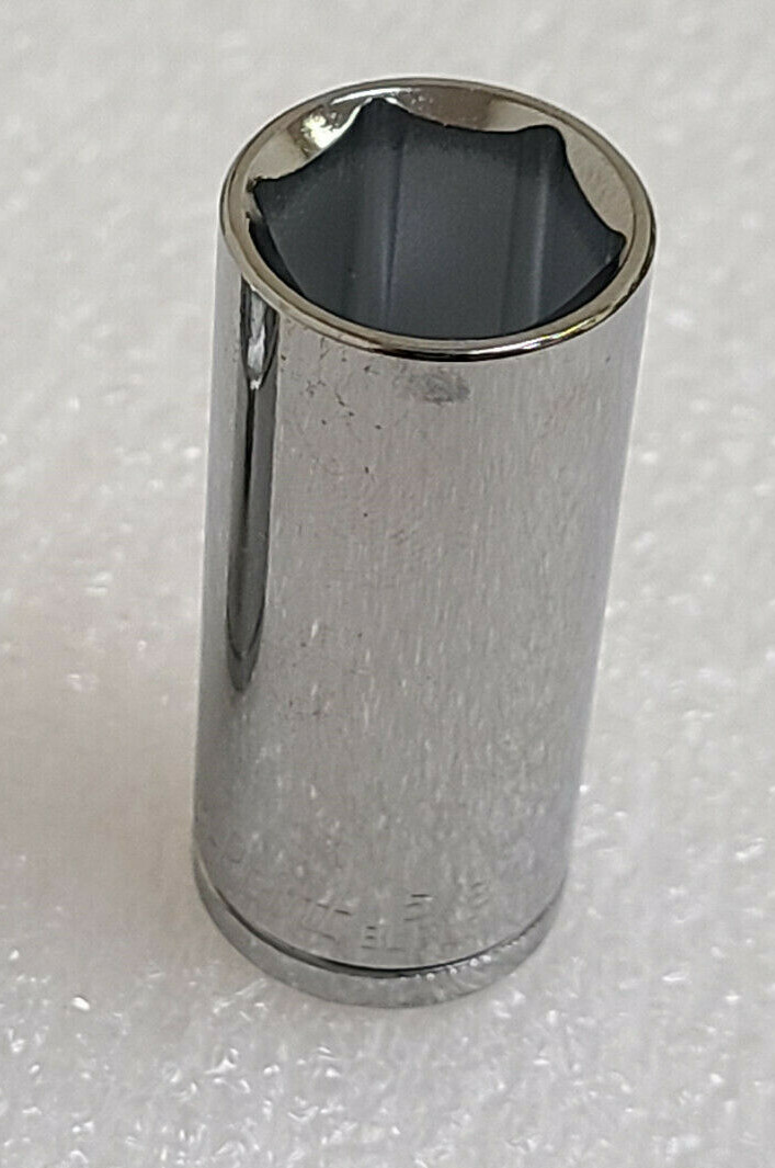 NEW 5/8″ BLUE POINT ™ TOOLS CHROME BLPLS1458 SAE 6 POINT 1/4″ DRIVE SOCKET