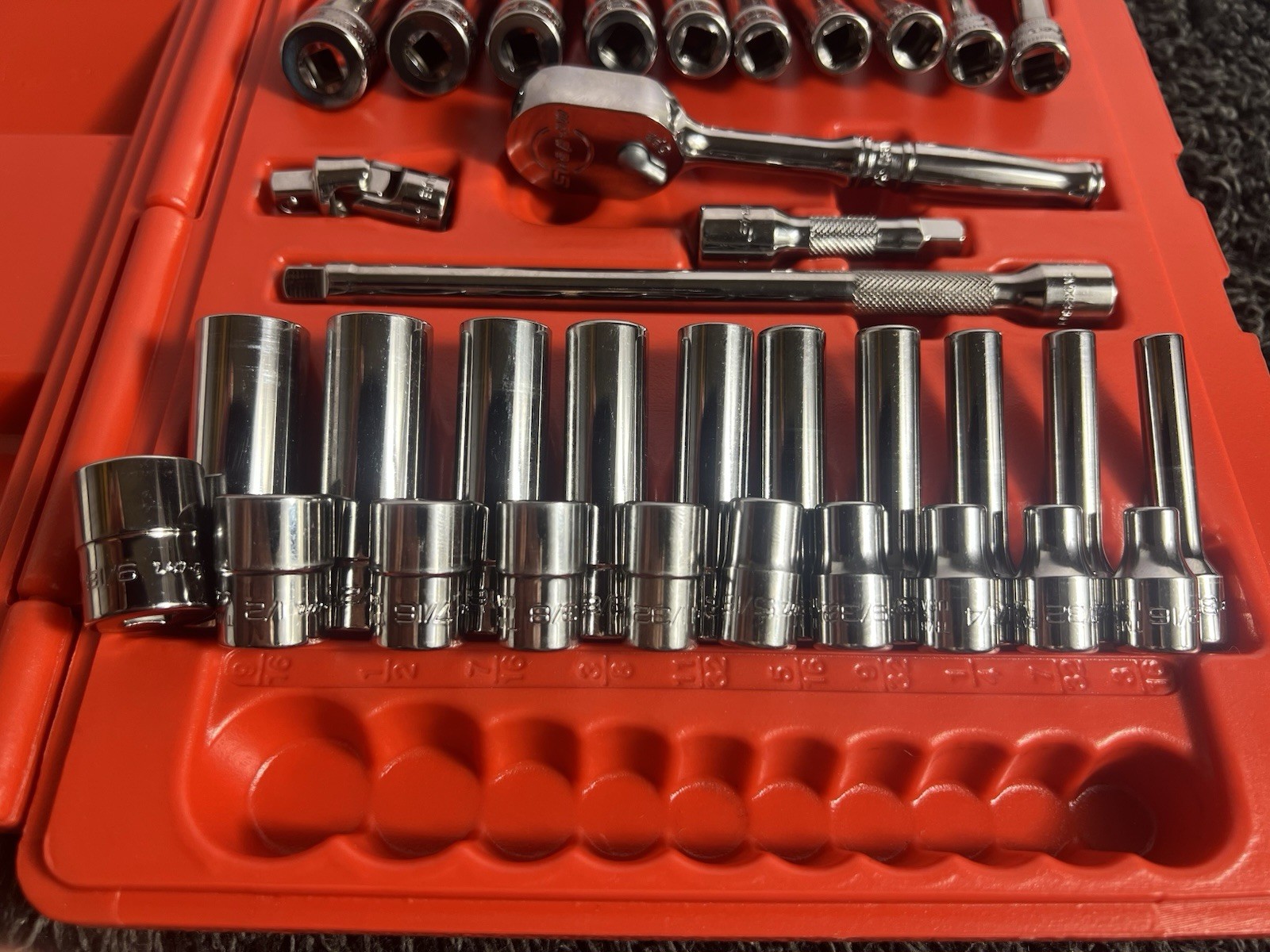 Snap-on 144TMPB 44pc 1/4” Drive 6pt General Service Set *Excellent*