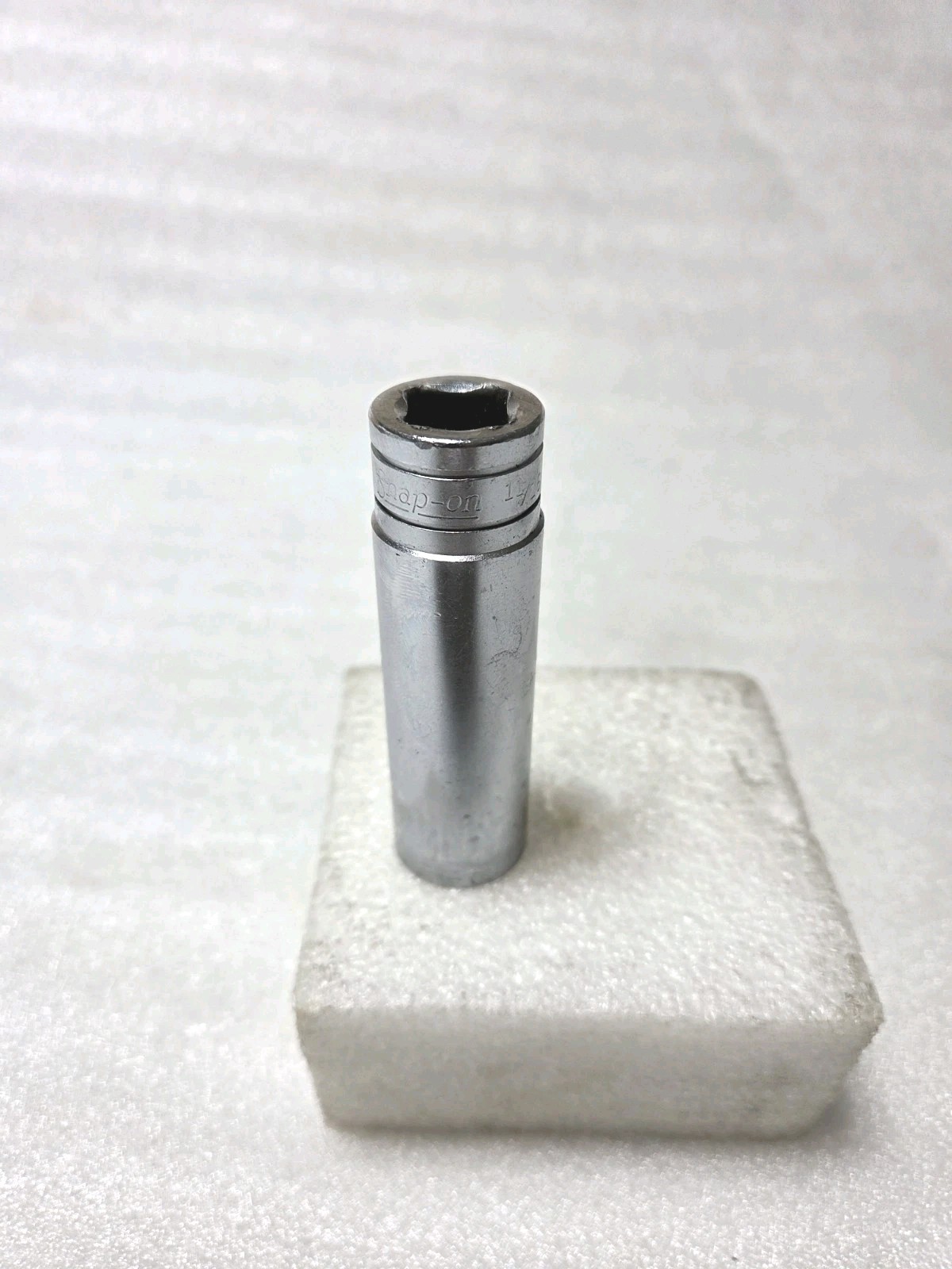 Snap-On TS221 11/16″ Deep Well Chrome Socket 1/2″ Drive 6 Point SAE USA