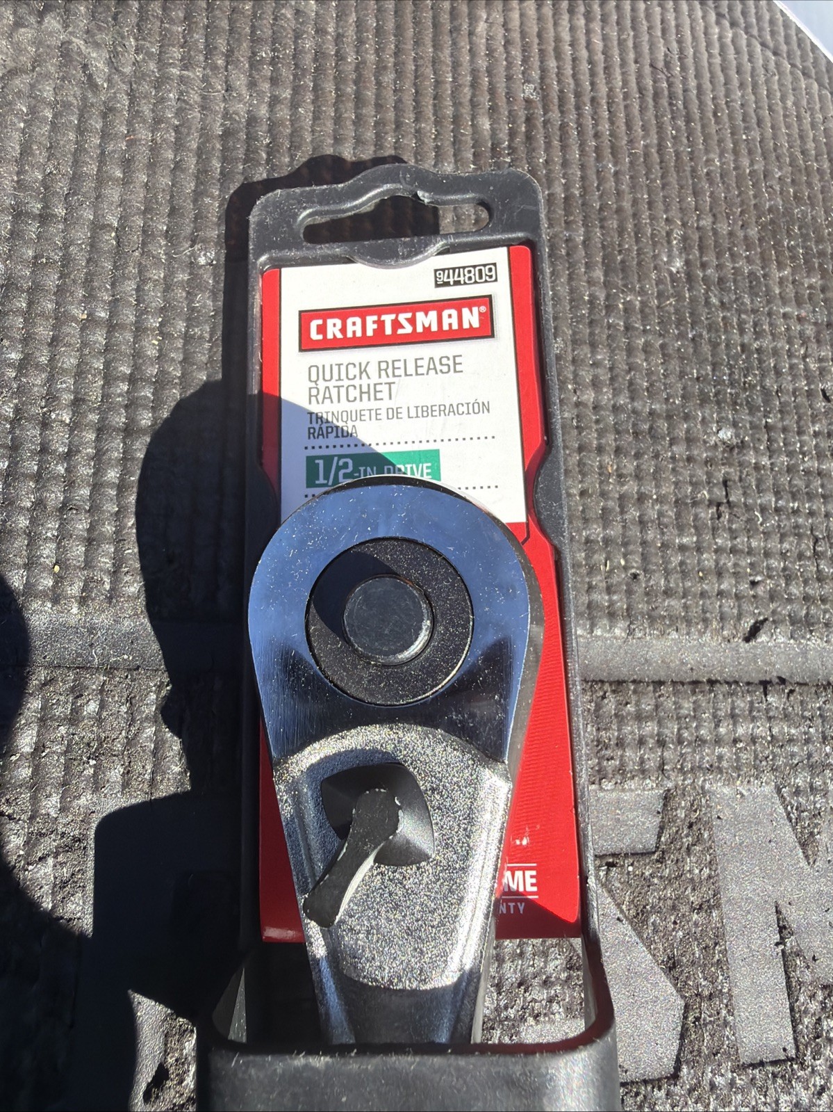 Sears Craftsman Nos 1/2” Drive Teardrop Quick Release Ratchet 44809